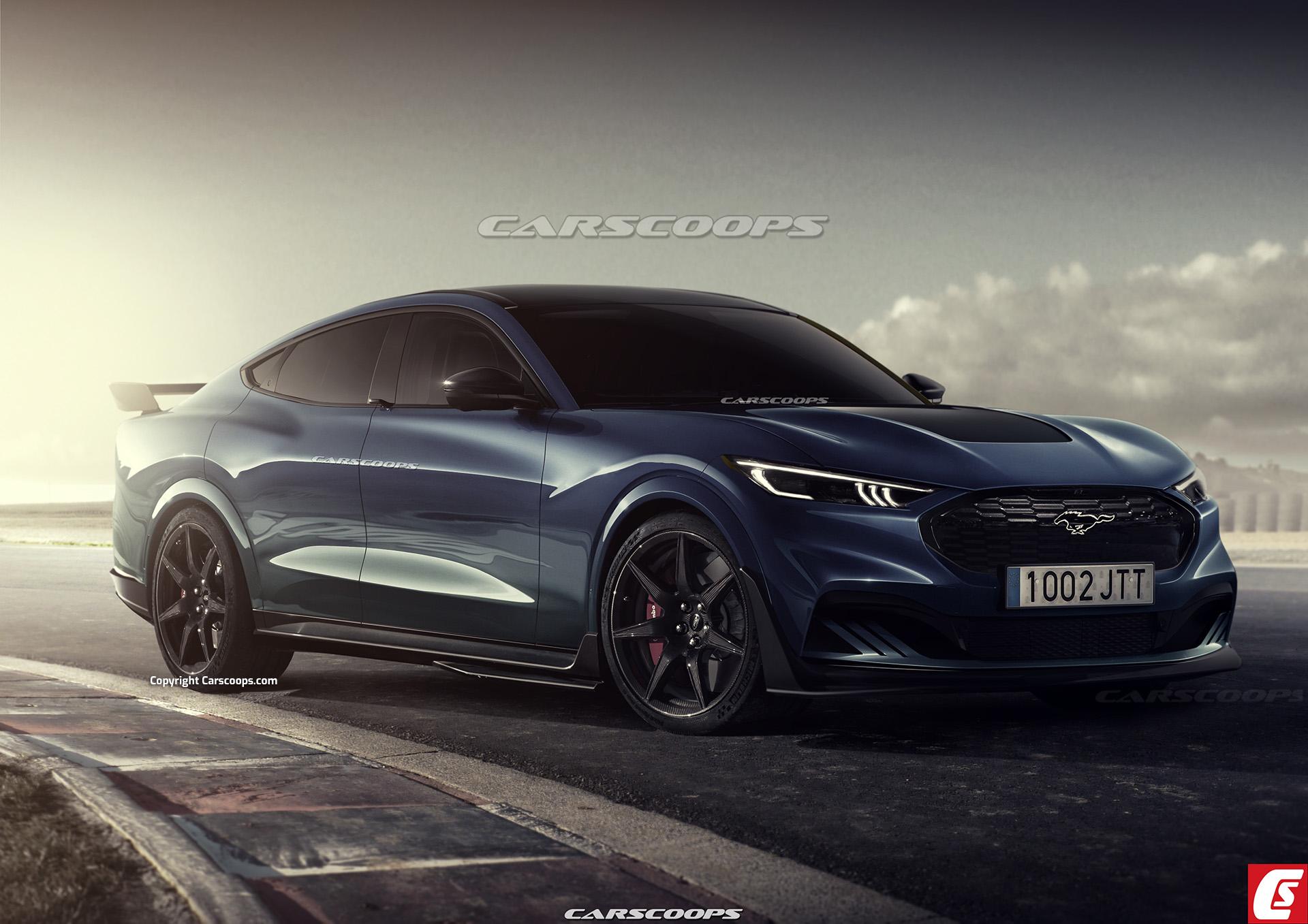 S650 Mustang Mustang EV Coupe Concept Thread 2023-Ford-Mustang-4-Door-blue-Carscoops-5