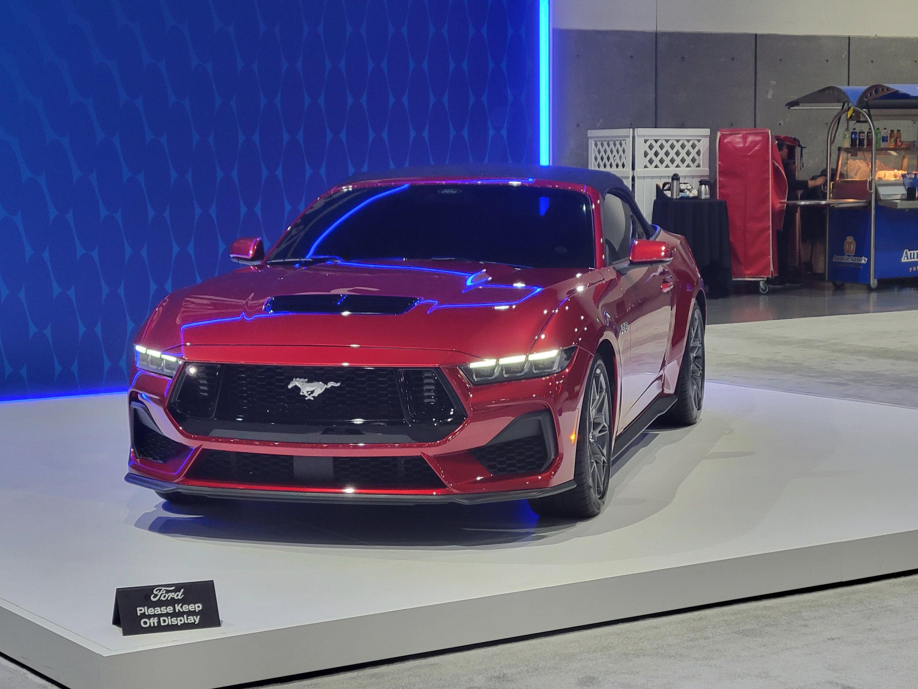 S650 Mustang S650 Convertible GT at the 2023 San Diego International Auto Show 20230102_101410