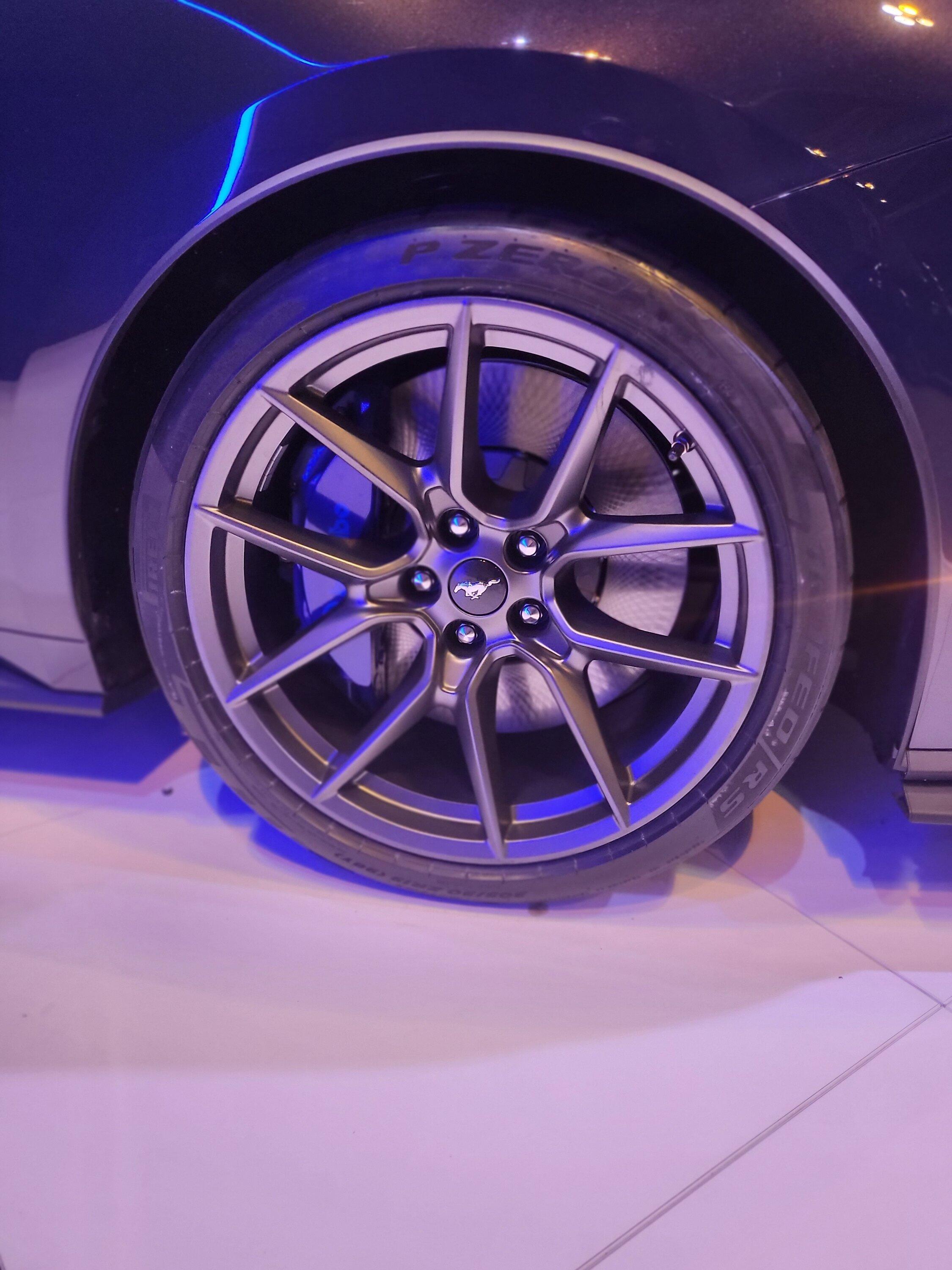S650 Mustang Mustang S650 Dark Horse in Blue Ember @ the STL Autoshow 20230113_155916