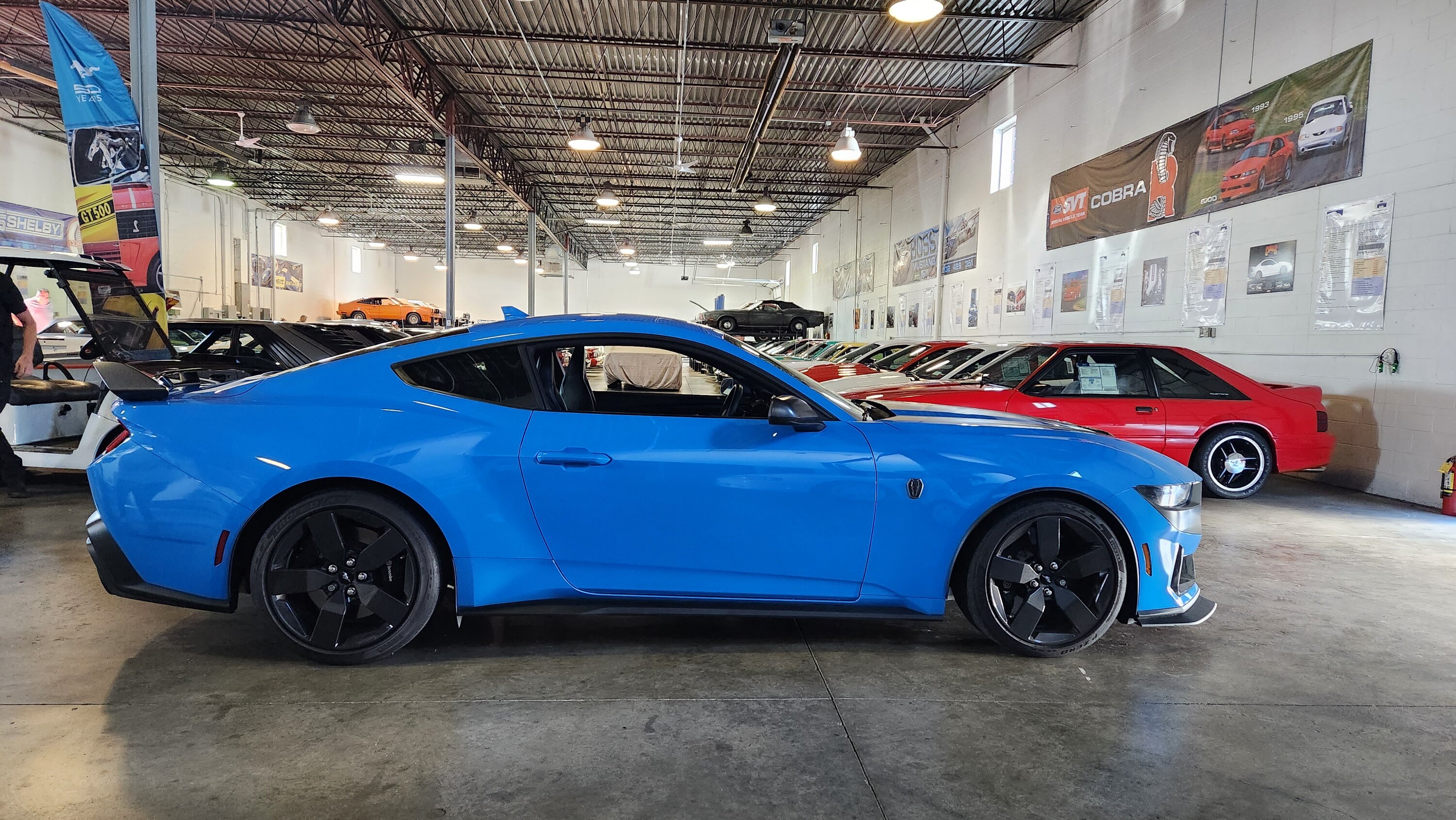 S650 Mustang Grabber Blue Dark Horse with Handling Pack in Detroit Area 20230818_102320