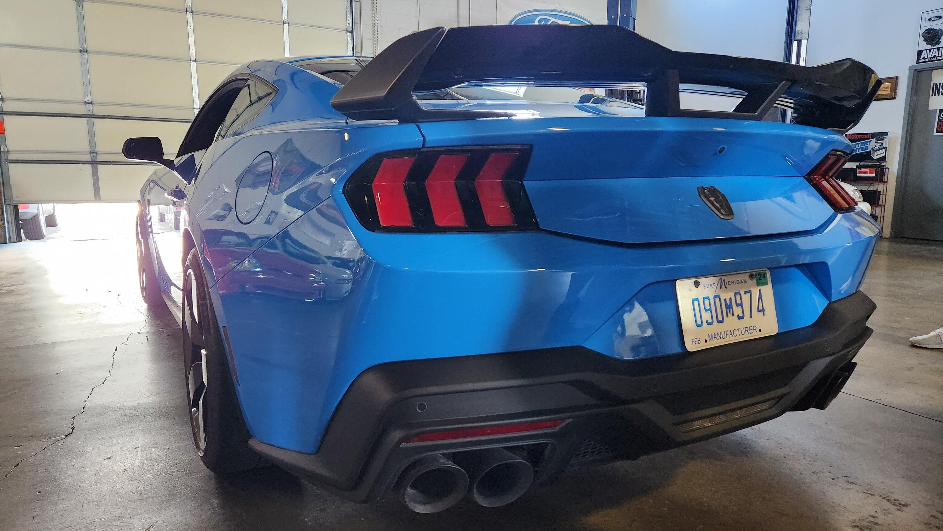 S650 Mustang Grabber Blue Dark Horse with Handling Pack in Detroit Area 20230818_102716