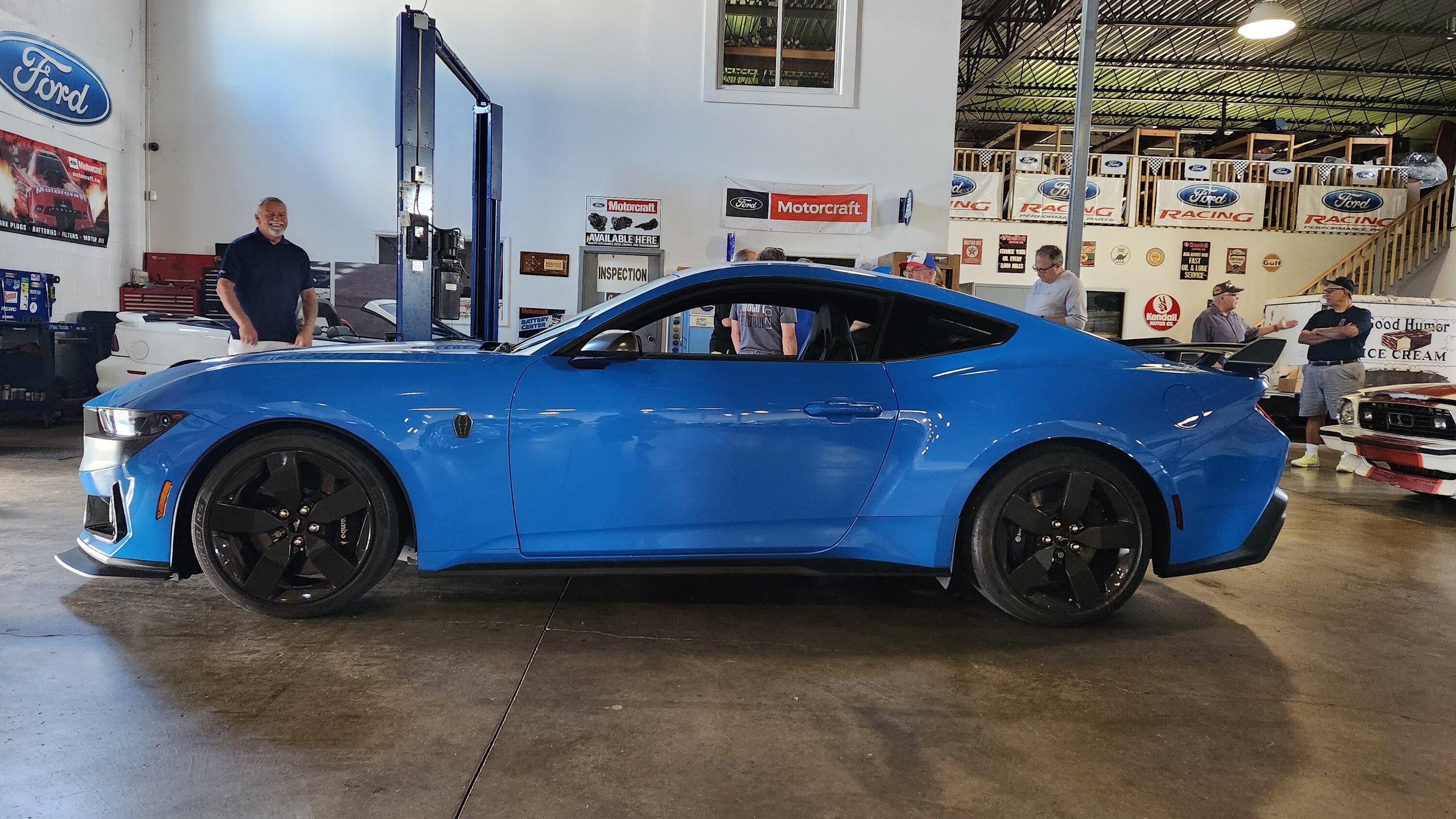 S650 Mustang Grabber Blue Dark Horse with Handling Pack in Detroit Area 20230818_113226