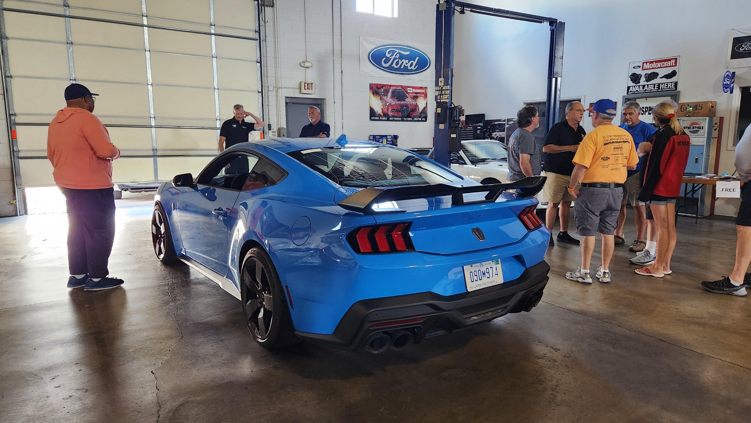 S650 Mustang Grabber Blue Dark Horse with Handling Pack in Detroit Area 20230818_113238