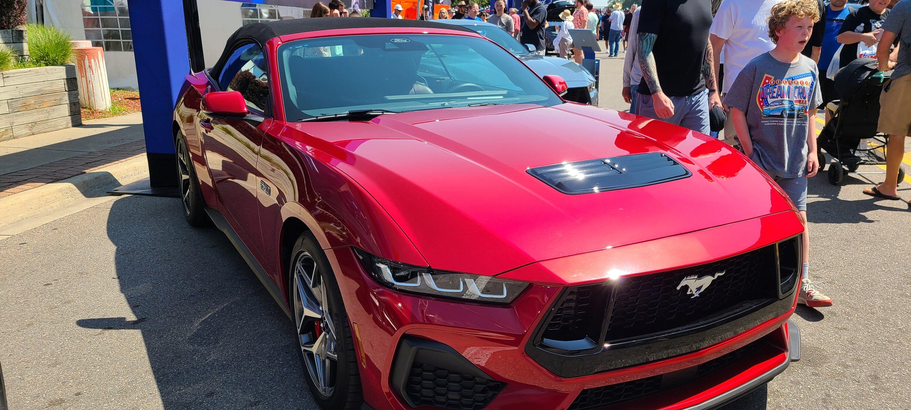 S650 Mustang 2024 Mustangs at Woodward Dream Cruise (Detroit 08/19) 20230819_123253