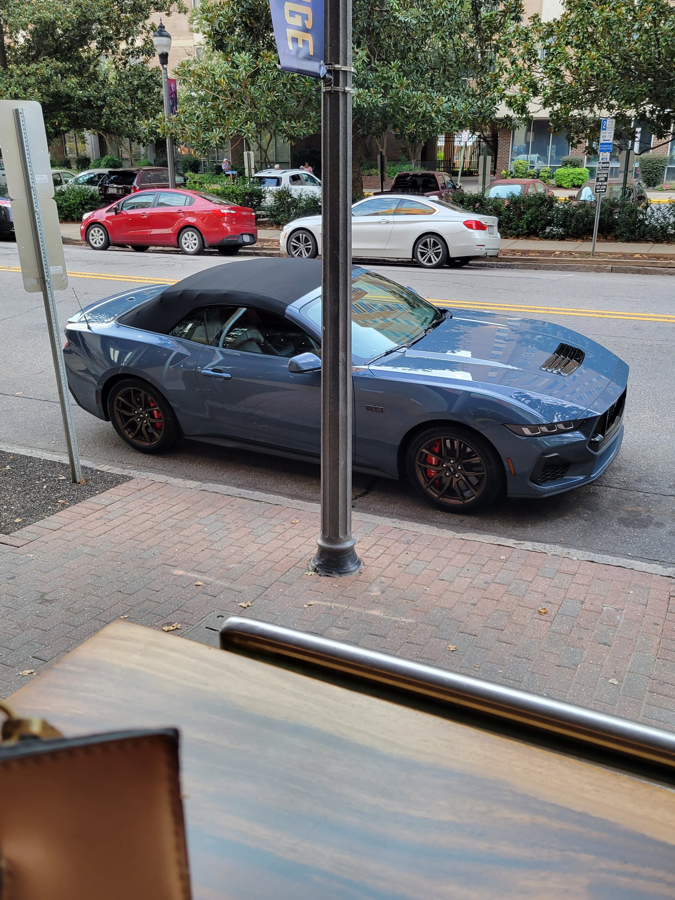 S650 Mustang ItsRoyo's vapor blue GT conv 20230905_183404