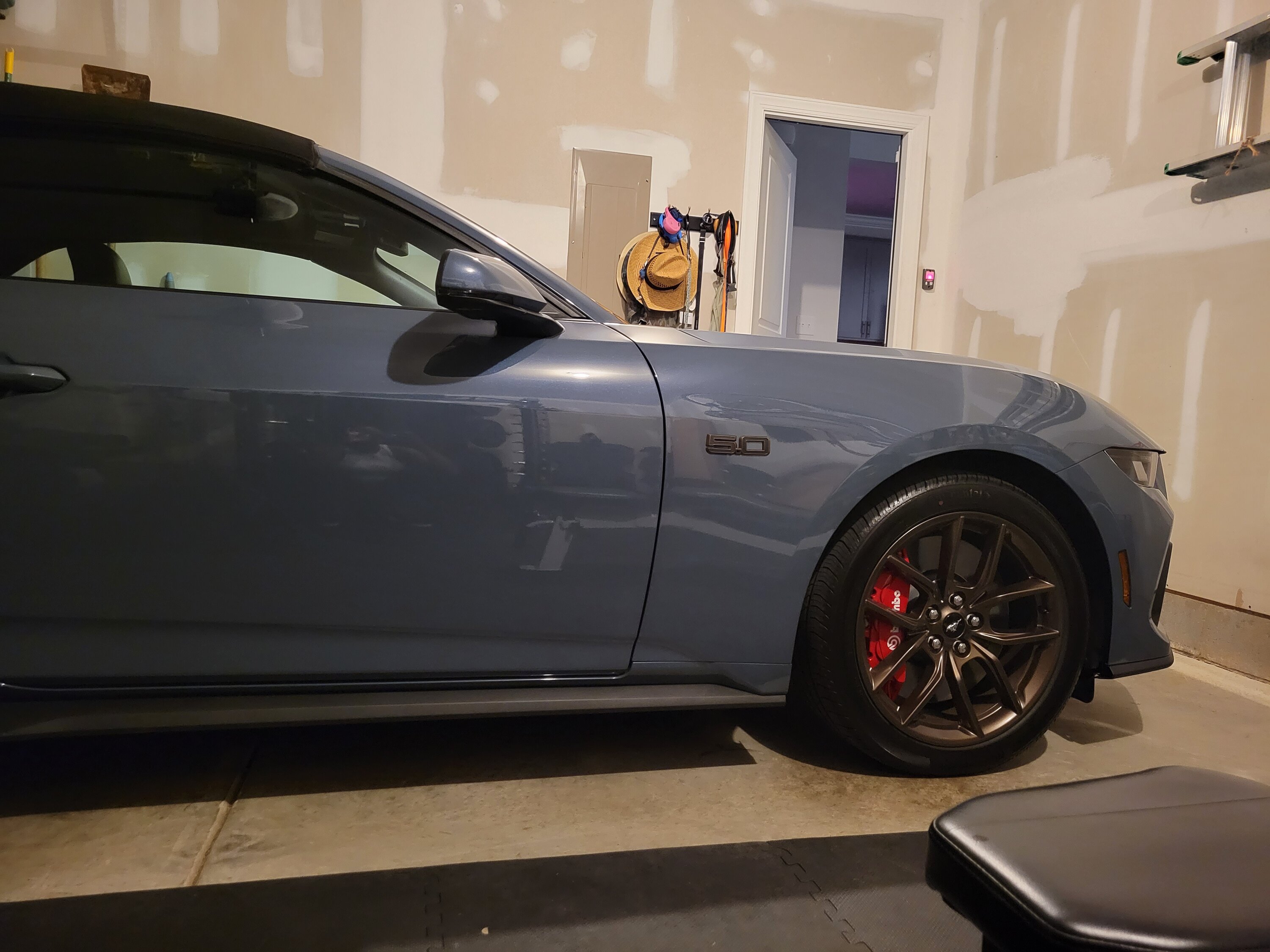 S650 Mustang ItsRoyo's vapor blue GT conv 20230905_201714