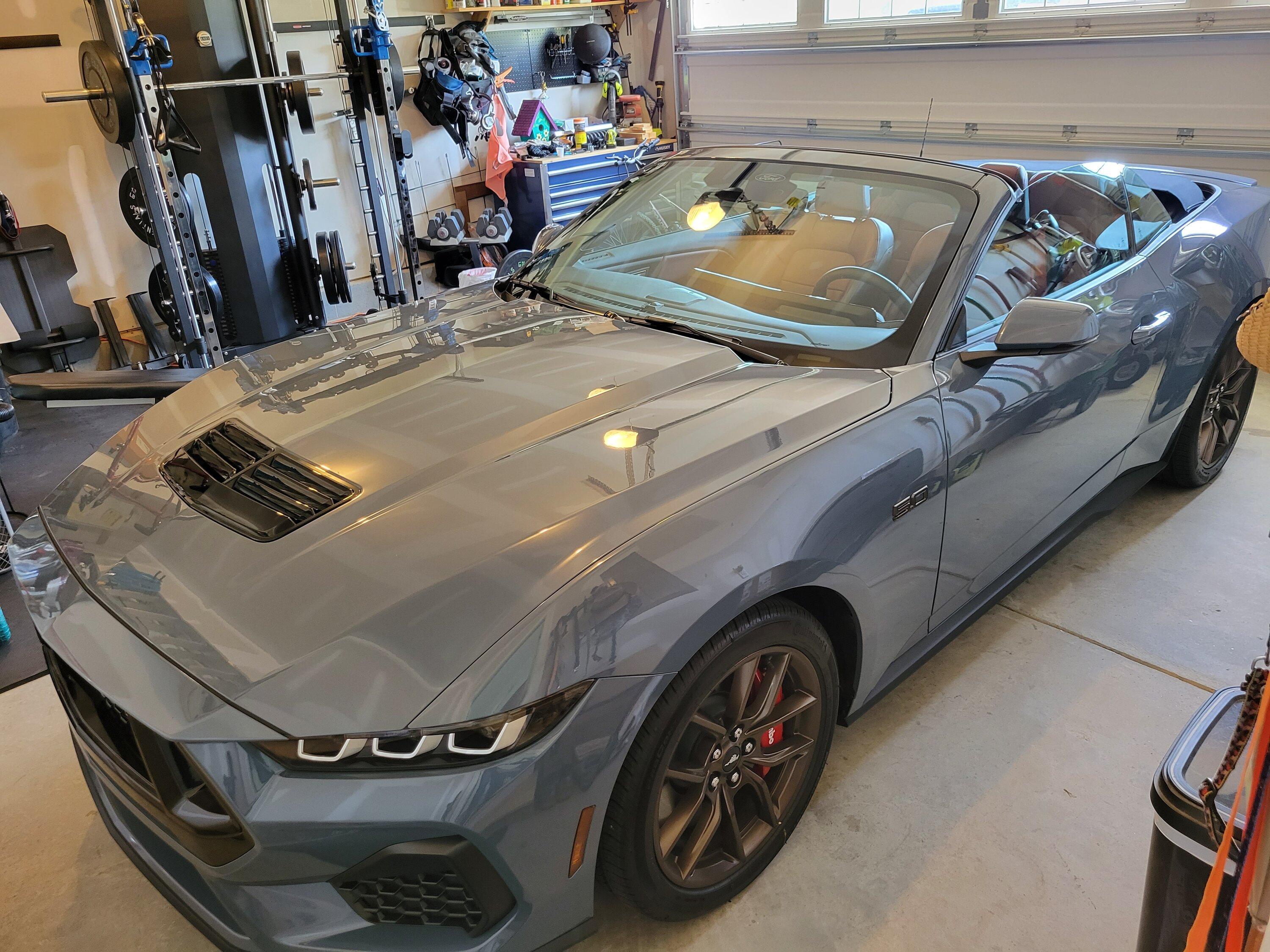 S650 Mustang ItsRoyo's vapor blue GT conv 20230906_111538
