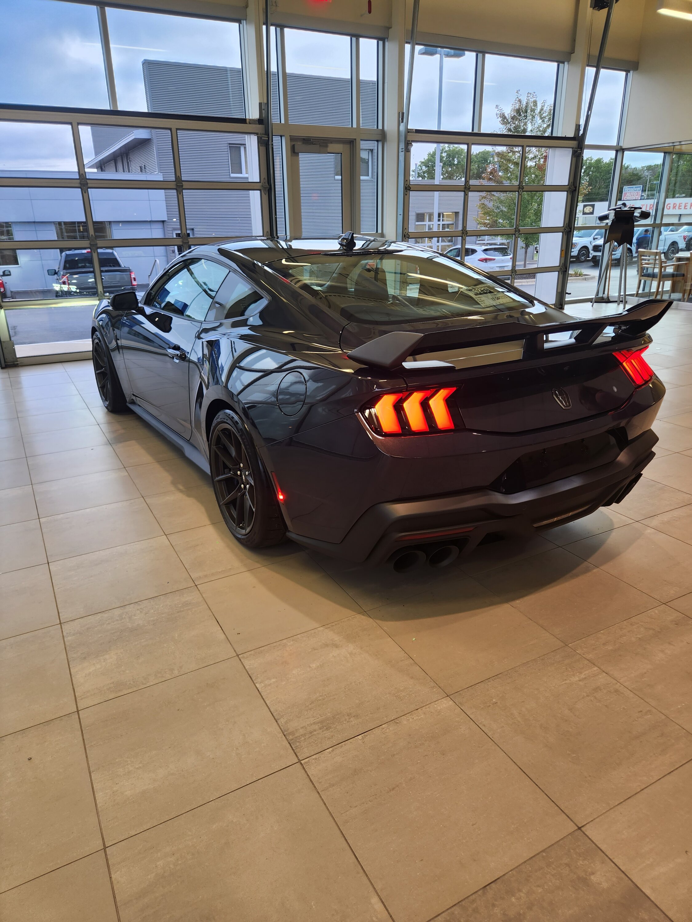 S650 Mustang Delivery Pics & Video: Pyroguy's Blue Ember Dark Horse, HP 20230907_175602