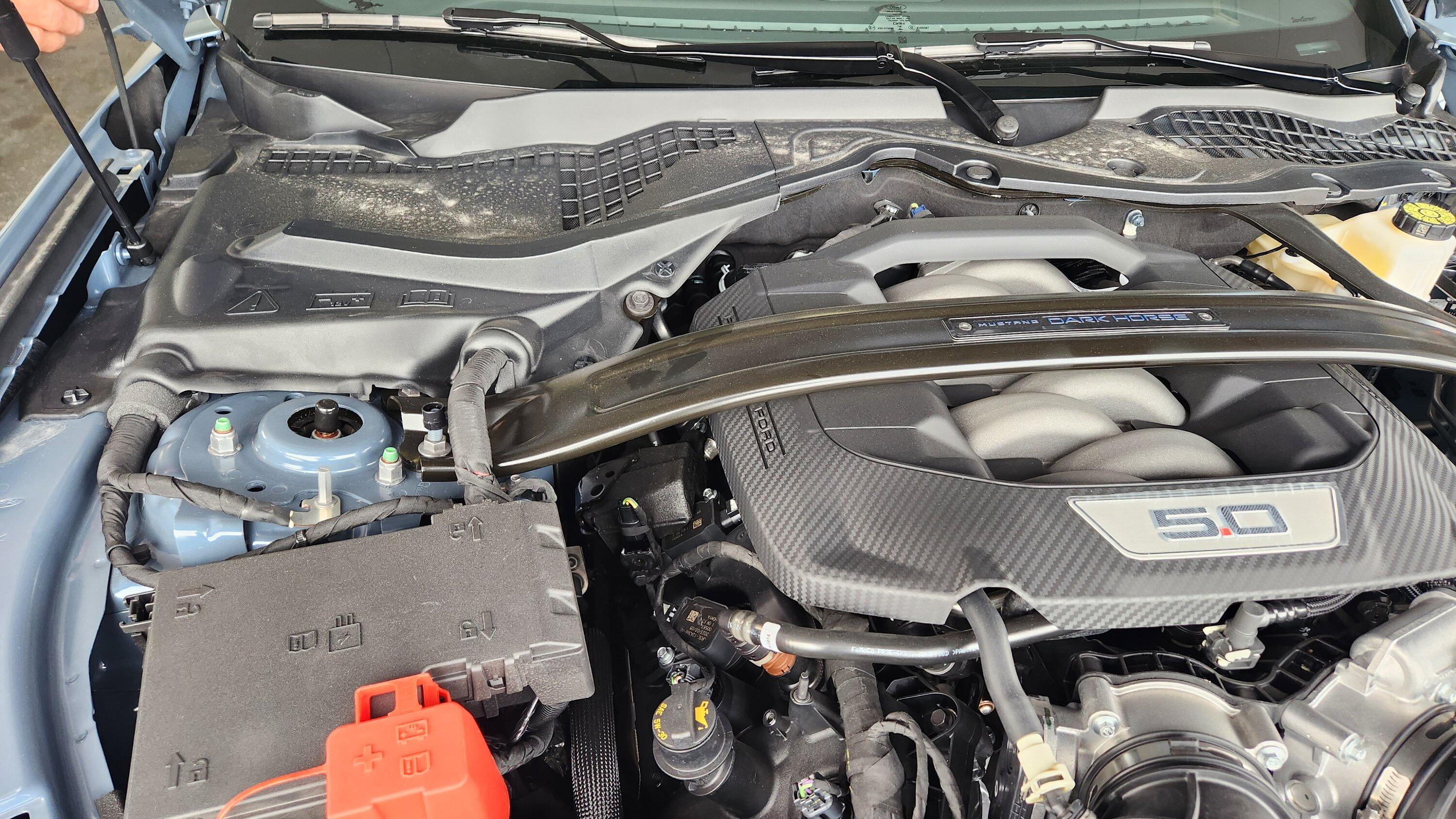 S650 Mustang 2024 Dark Horse Vapor Blue Metallic (600A, manual, Recaro seats) - Cincinnati, OH 20230919_142607