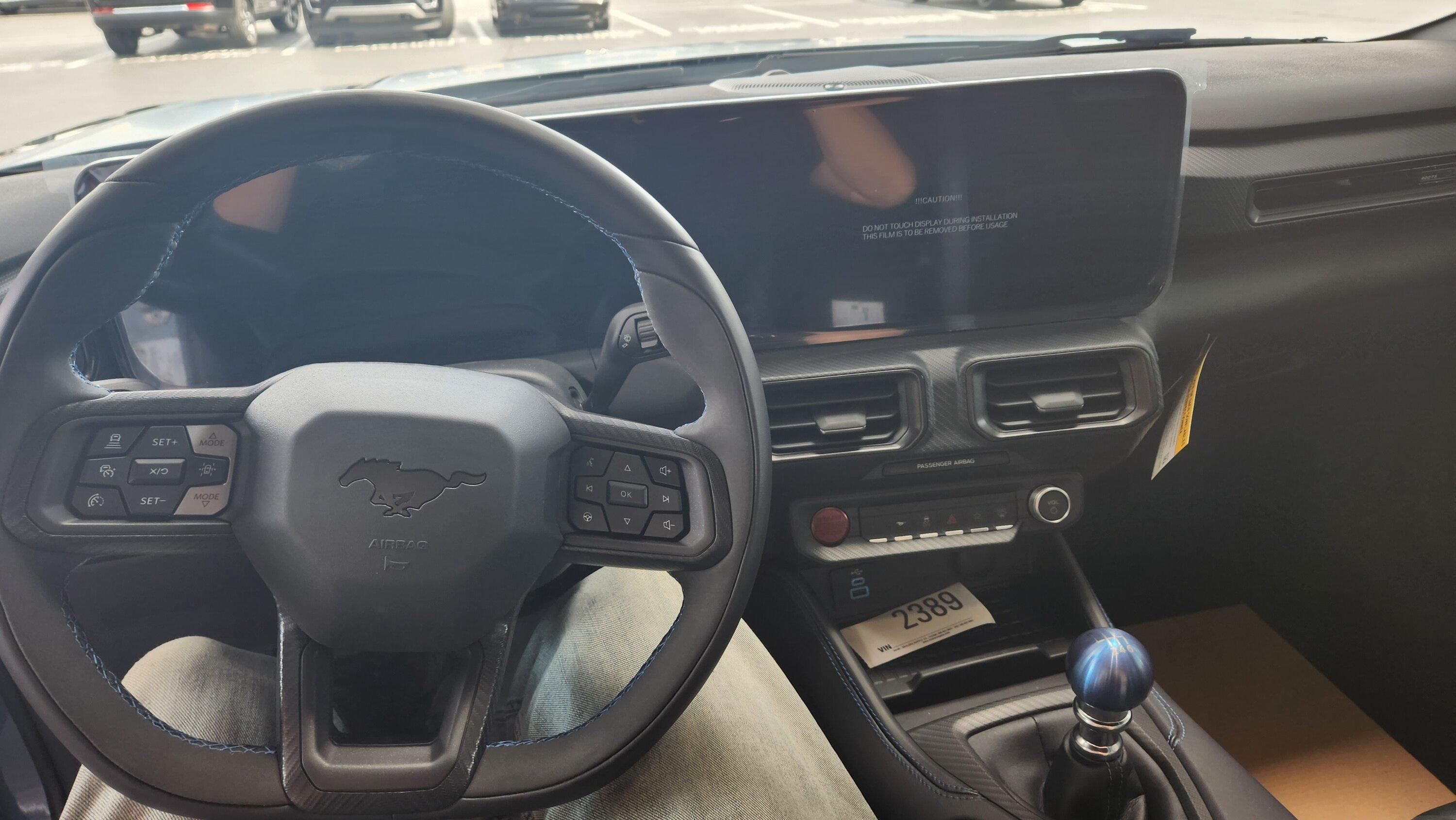 S650 Mustang 2024 Dark Horse Vapor Blue Metallic (600A, manual, Recaro seats) - Cincinnati, OH 20230919_144517