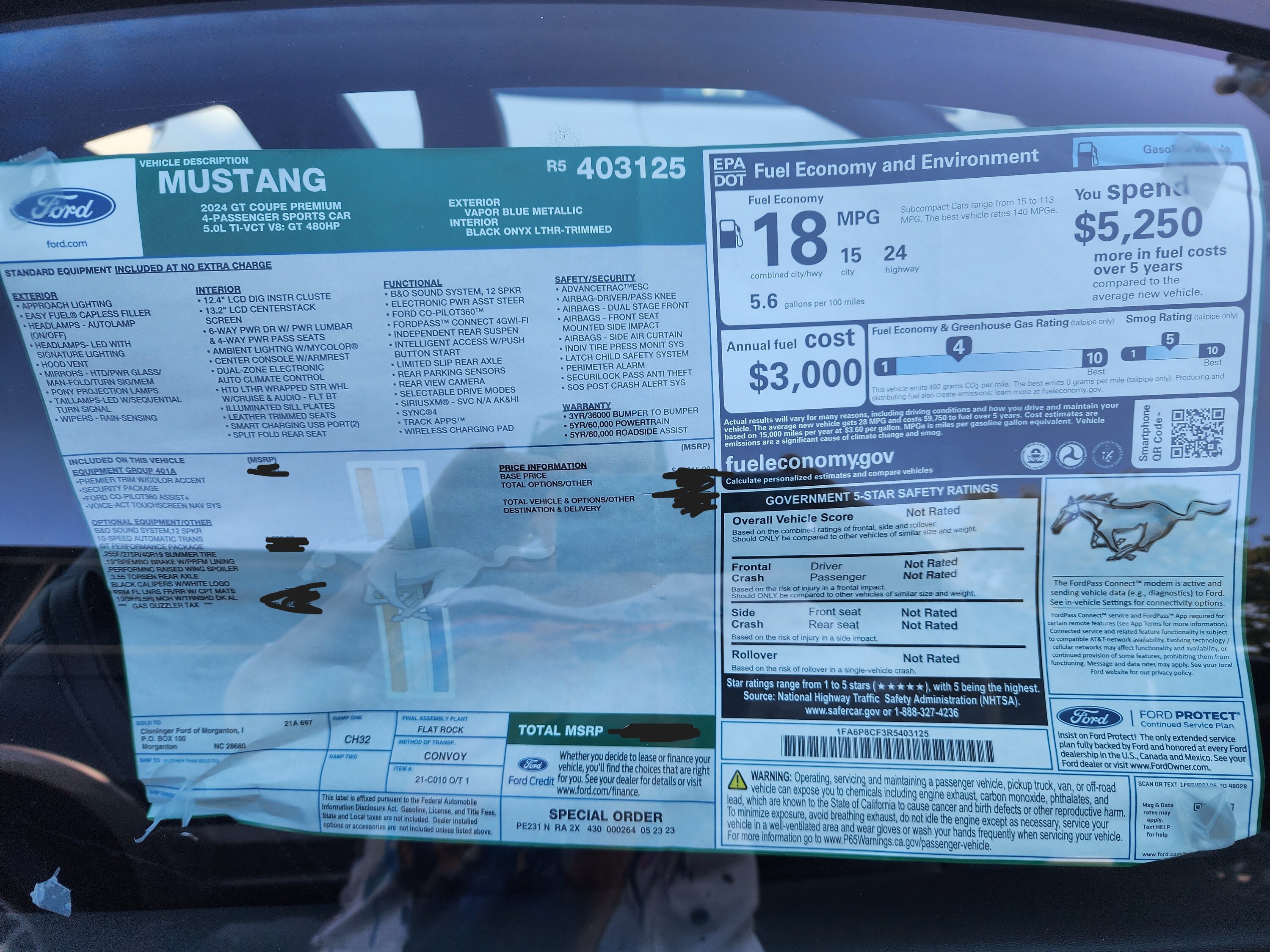 S650 Mustang First 2024 Mustang Safety Recall (23S61) - Brake Pedal Assemblies 20231008_141741