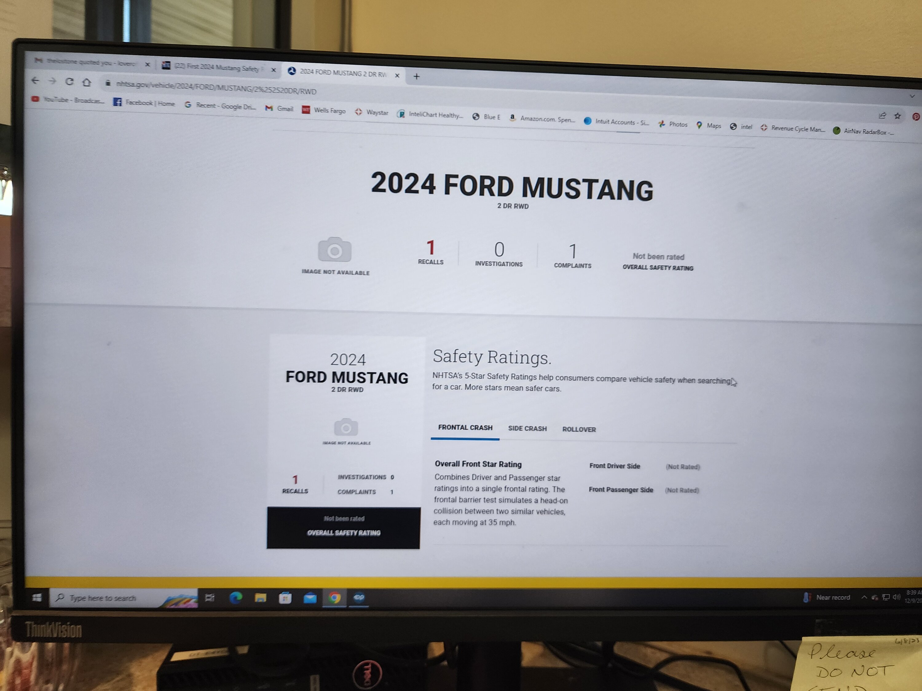 S650 Mustang First 2024 Mustang Safety Recall (23S61) - Brake Pedal Assemblies 20231209_084131