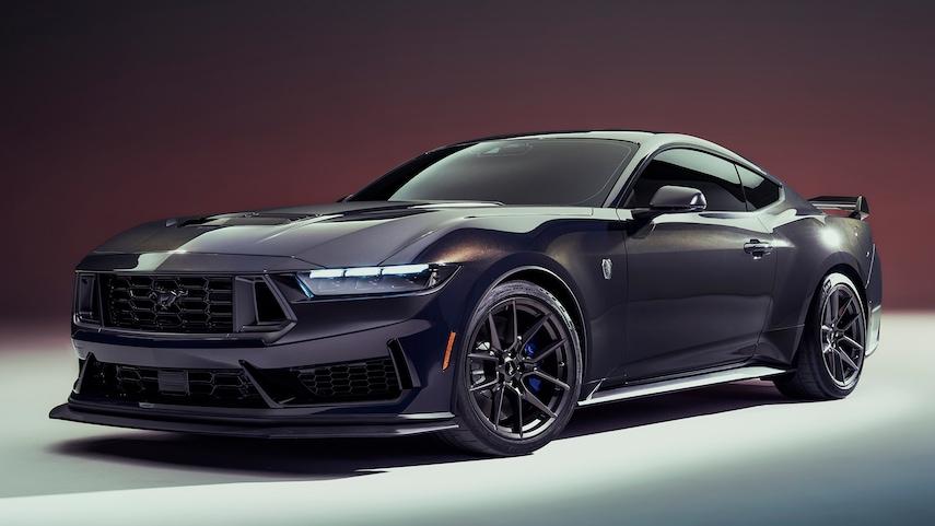 S650 Mustang 🏴‍☠️ Mustang Dark Horse S and Dark Horse R Revealed! 2024-ford-mustang-dark-horse-driver-side-front-three-quater