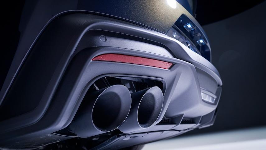 S650 Mustang 🏴‍☠️ Mustang Dark Horse S and Dark Horse R Revealed! 2024-ford-mustang-dark-horse-exhaust