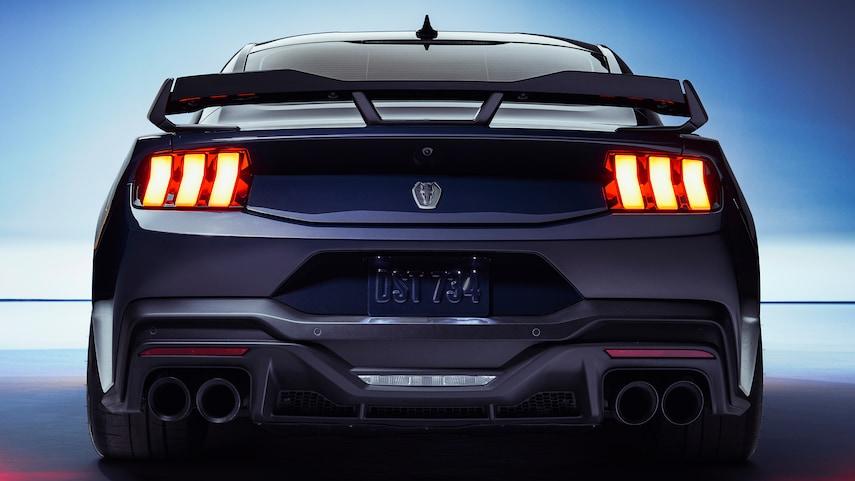 S650 Mustang 🏴‍☠️ Mustang Dark Horse S and Dark Horse R Revealed! 2024-ford-mustang-dark-horse-rear