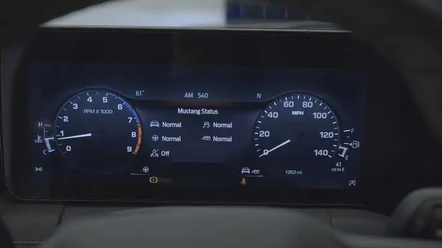 S650 Mustang Vaugh Gittin Jr. was the S650 Mustang driver for Jimmy Fallon Show 2024-ford-mustang-fox-body-digital-gauges