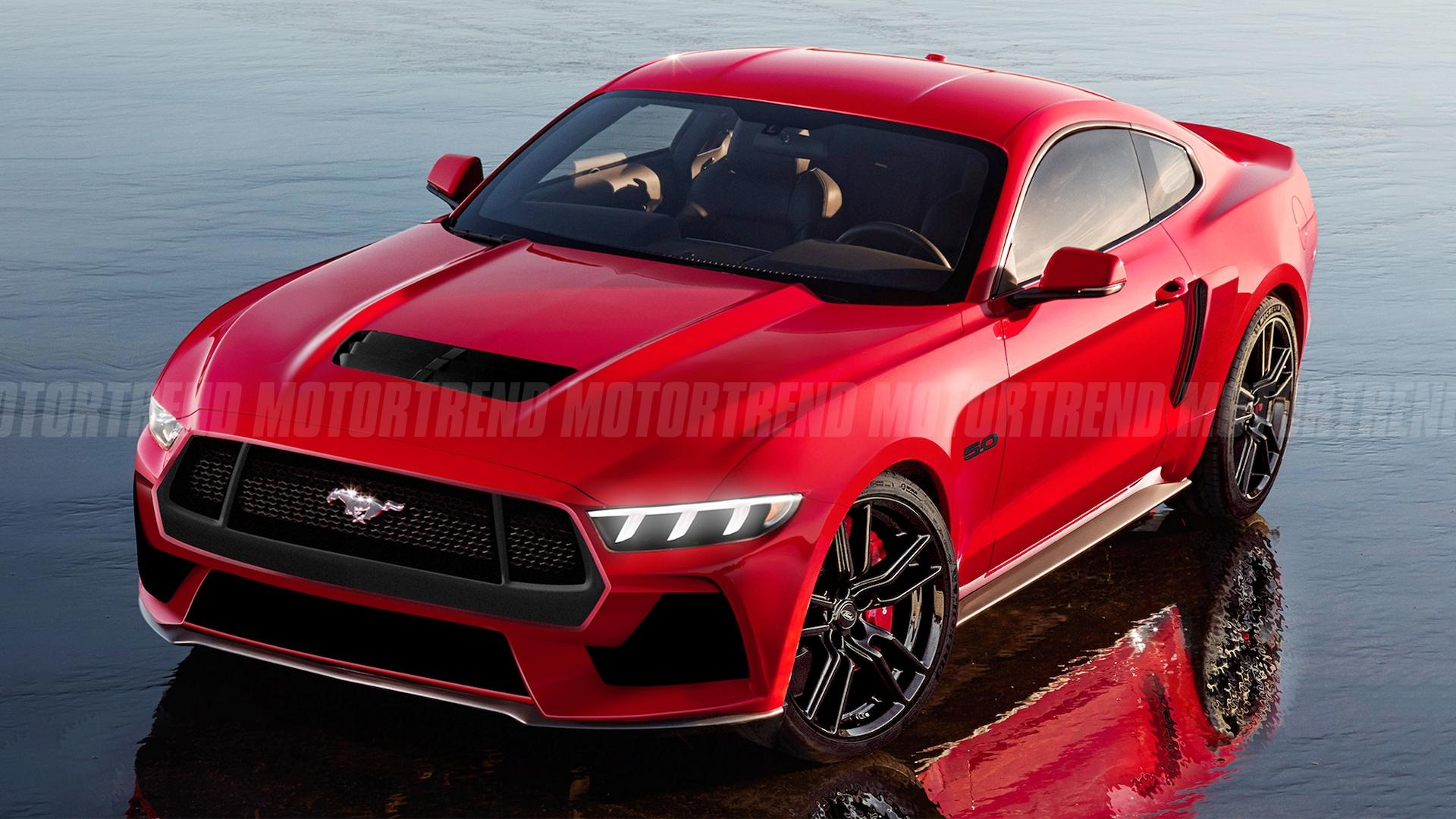 S650 Mustang Motortrend's Turn at 2024 Mustang GT (S650) Rendering 2024-Ford-Mustang-GT-Coupe-S650-Artists-Illustration-Renderin