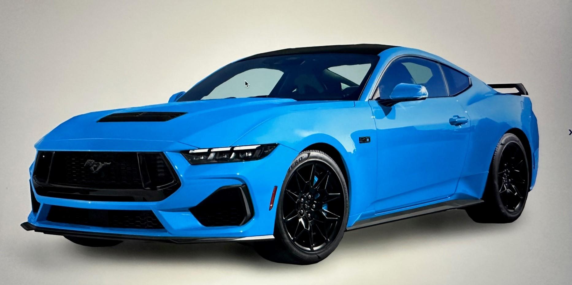 S650 Mustang With a sad heart I am letting my 2024 Order go..... 2024 Ford Mustang GT_Grabber Blue