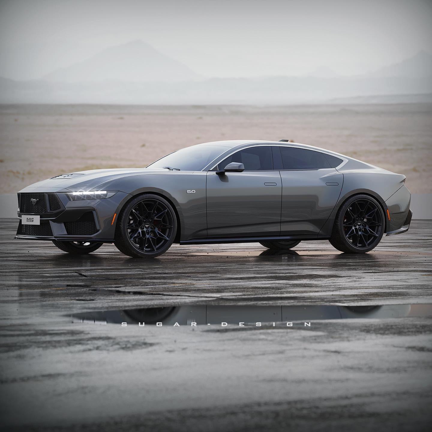 S650 Mustang S650 Mustang Sedan Renderings 2024-ford-mustang-sedan-would-be-a-proper-challenger-to-the-dodge-charger_1