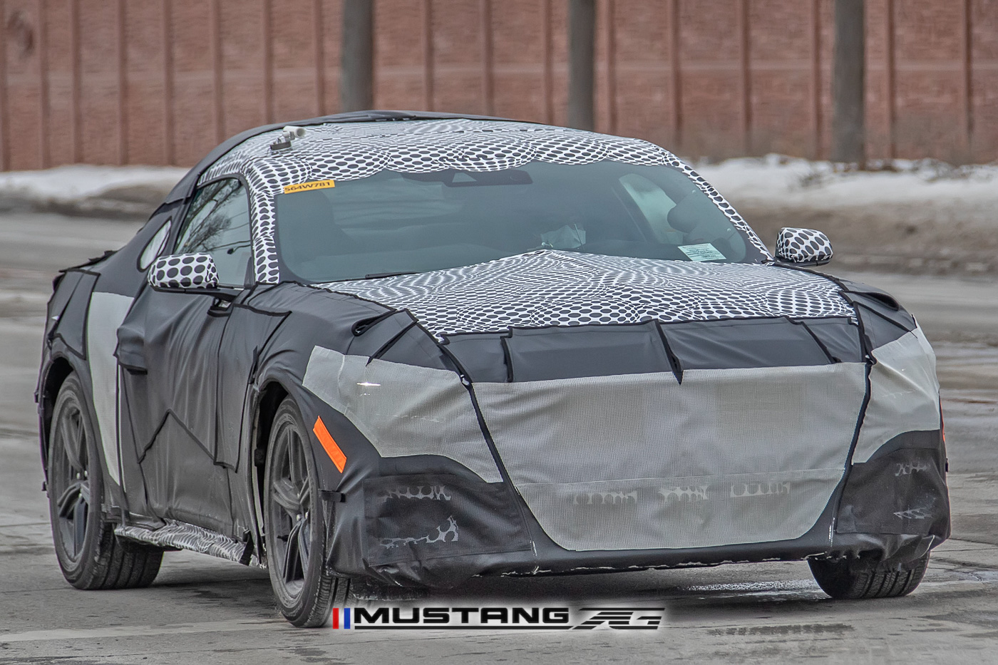 S650 Mustang Spied: New Mustang Prototype w/ Mach 1-Style Wheels, Upgraded Dual Caliper Rear Brakes 📸 2024-mustang-ecoboost-s650-first-sighting-3-