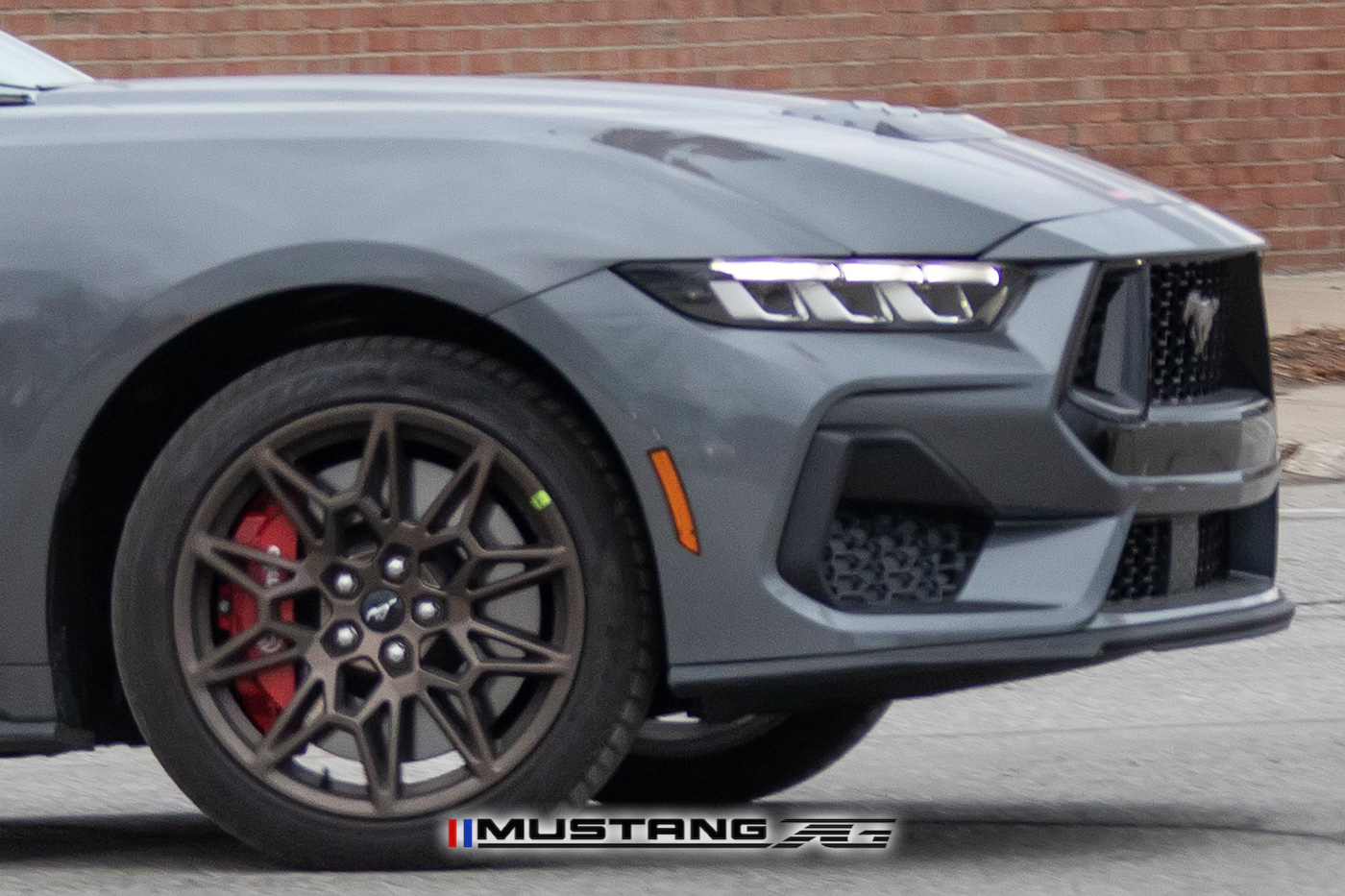 S650 Mustang Red & Black Stripes Spied on Carbonized Gray 2024 Mustang GT w/Bronze Appearance Package 2024-mustang-gt-carbonized-gray-bronze-package-black-red-racing-stripes-10