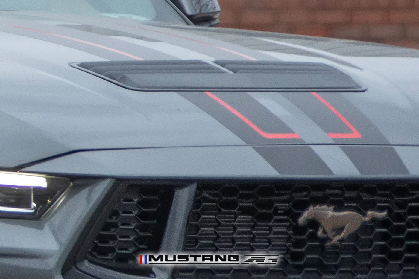 S650 Mustang Red & Black Stripes Spied on Carbonized Gray 2024 Mustang GT w/Bronze Appearance Package 2024-mustang-gt-carbonized-gray-bronze-package-black-red-racing-stripes-5