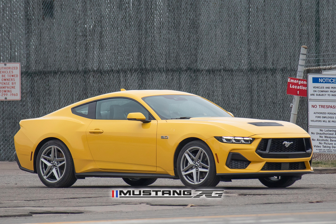 S650 Mustang Yellow Splash 2024 Mustang GT Caught Testing 2024-mustang-gt-yellow-splash-2