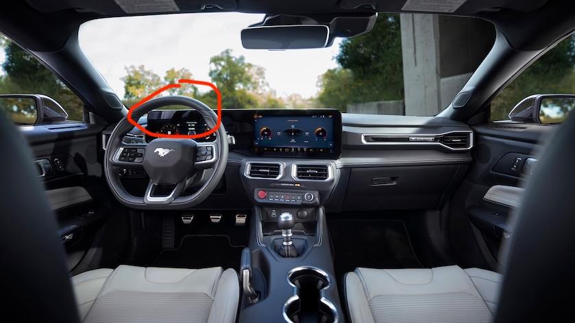 S650 Mustang The new dashboard is a big mistake IMO 2024-Mustang-Interior-04