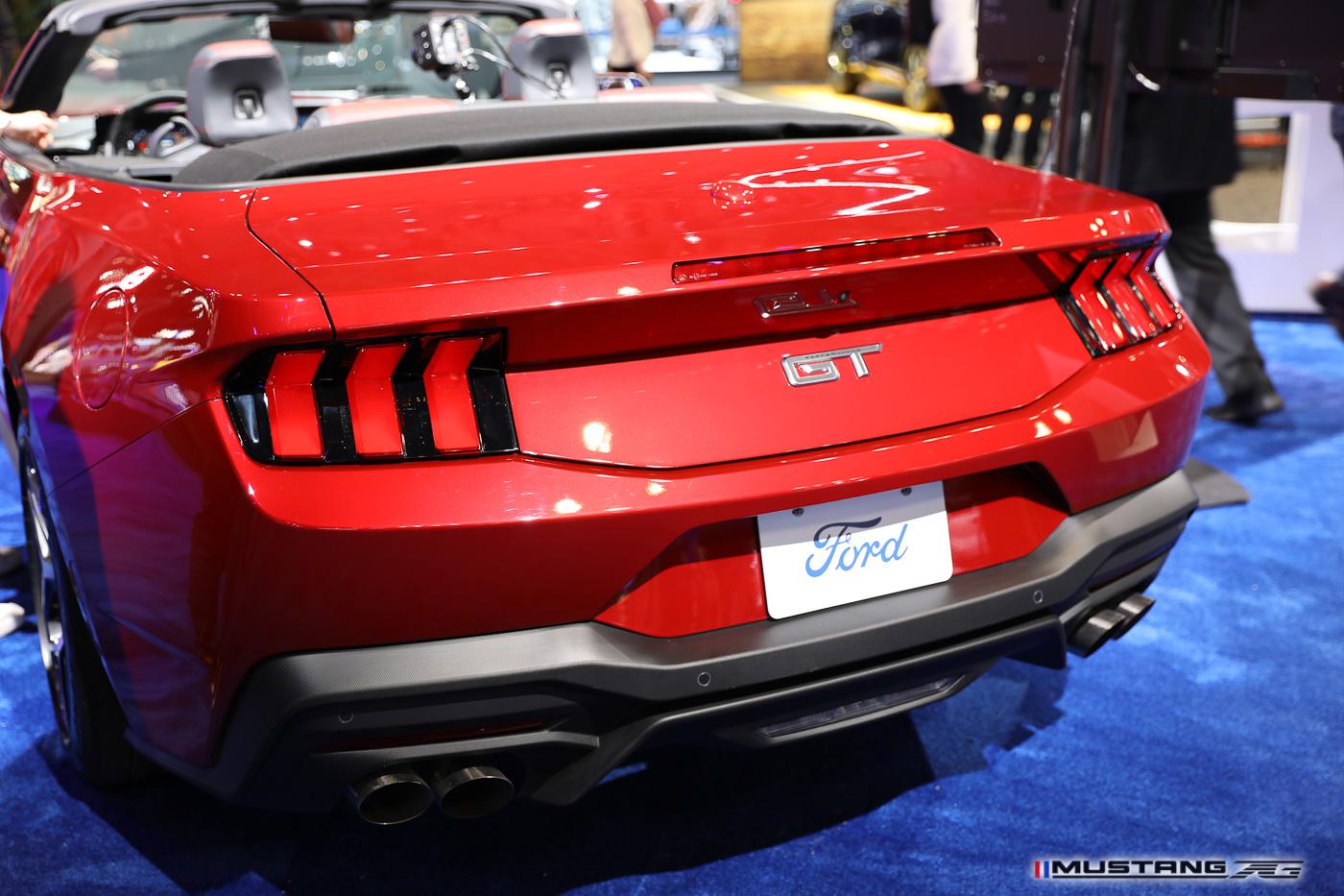 S650 Mustang NYIAS: Dark Horse Mustang (Blue Ember) & Engine Bay FIRST Look + 2024 Mustang GT Convertible 2024-mustang-nyias-2023-12