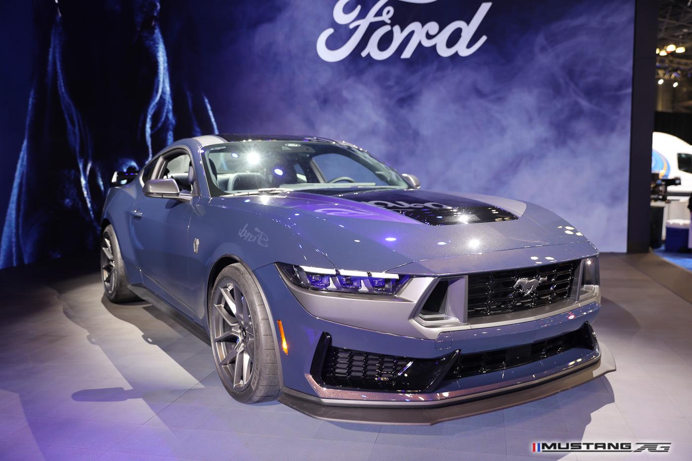 S650 Mustang NYIAS: Dark Horse Mustang (Blue Ember) & Engine Bay FIRST Look + 2024 Mustang GT Convertible 2024-mustang-nyias-2023-16