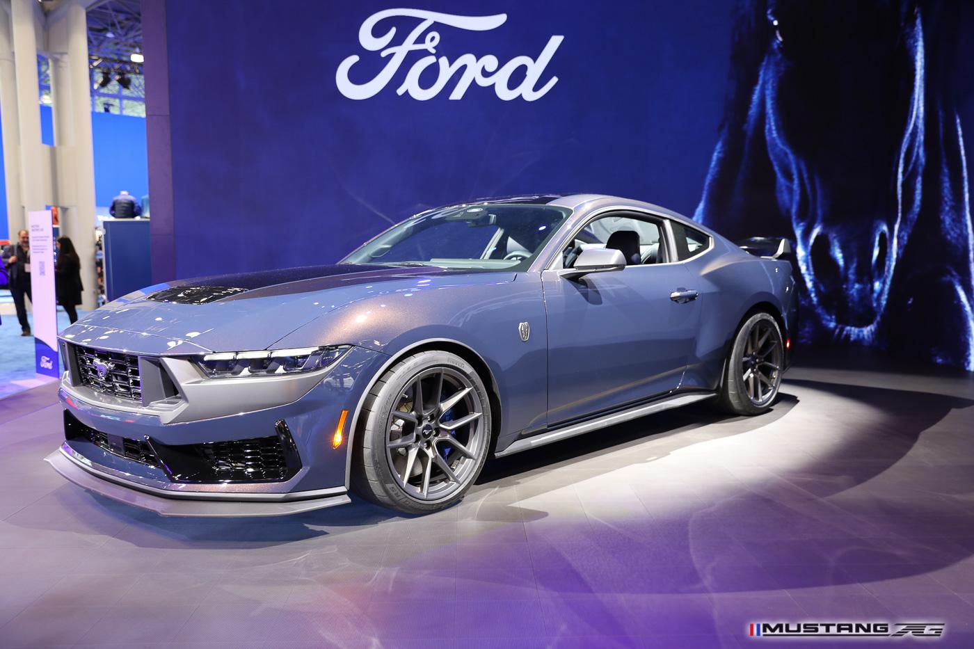 S650 Mustang NYIAS: Dark Horse Mustang (Blue Ember) & Engine Bay FIRST Look + 2024 Mustang GT Convertible 2024-mustang-nyias-2023-20