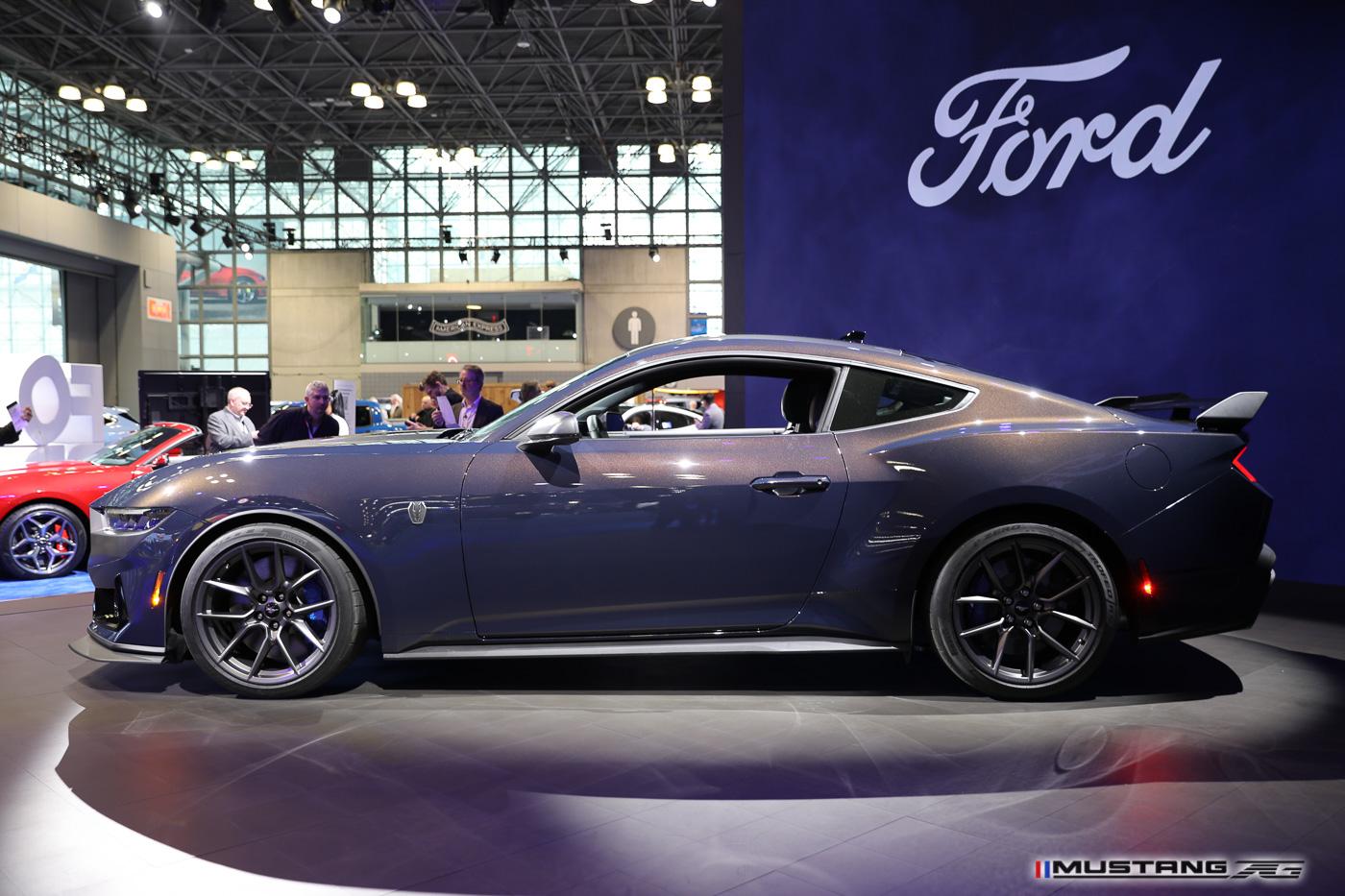 S650 Mustang NYIAS: Dark Horse Mustang (Blue Ember) & Engine Bay FIRST Look + 2024 Mustang GT Convertible 2024-mustang-nyias-2023-23