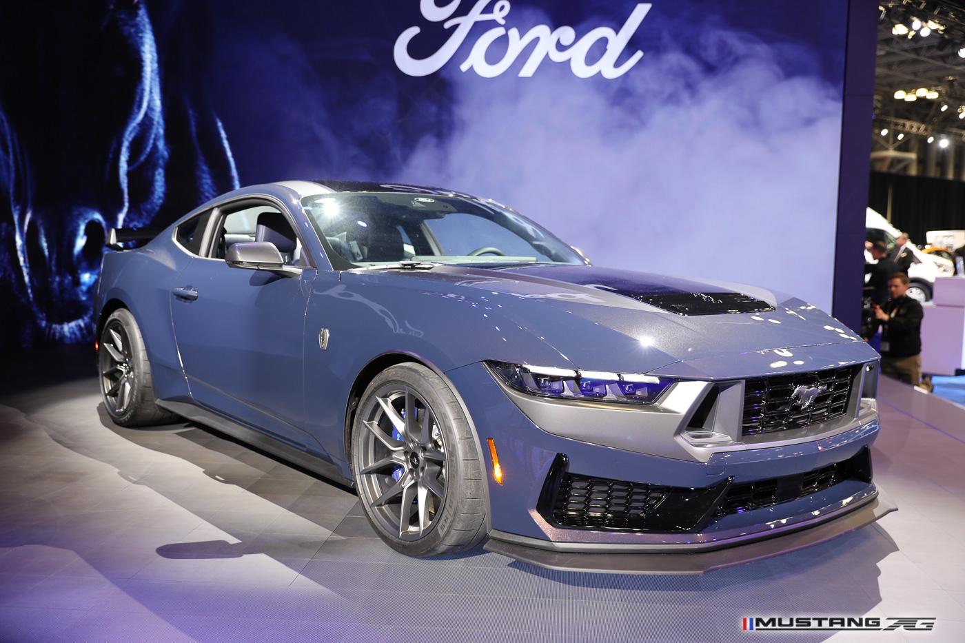 S650 Mustang NYIAS: Dark Horse Mustang (Blue Ember) & Engine Bay FIRST Look + 2024 Mustang GT Convertible 2024-mustang-nyias-2023-25
