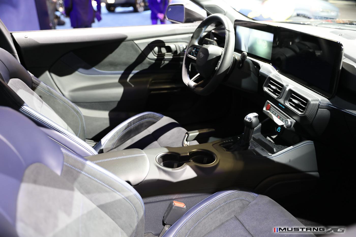 S650 Mustang NYIAS: Dark Horse Mustang (Blue Ember) & Engine Bay FIRST Look + 2024 Mustang GT Convertible 2024-mustang-nyias-2023-28