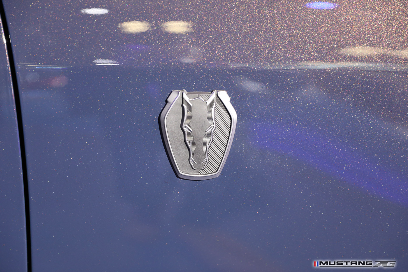 S650 Mustang NYIAS: Dark Horse Mustang (Blue Ember) & Engine Bay FIRST Look + 2024 Mustang GT Convertible 2024-mustang-nyias-2023-35