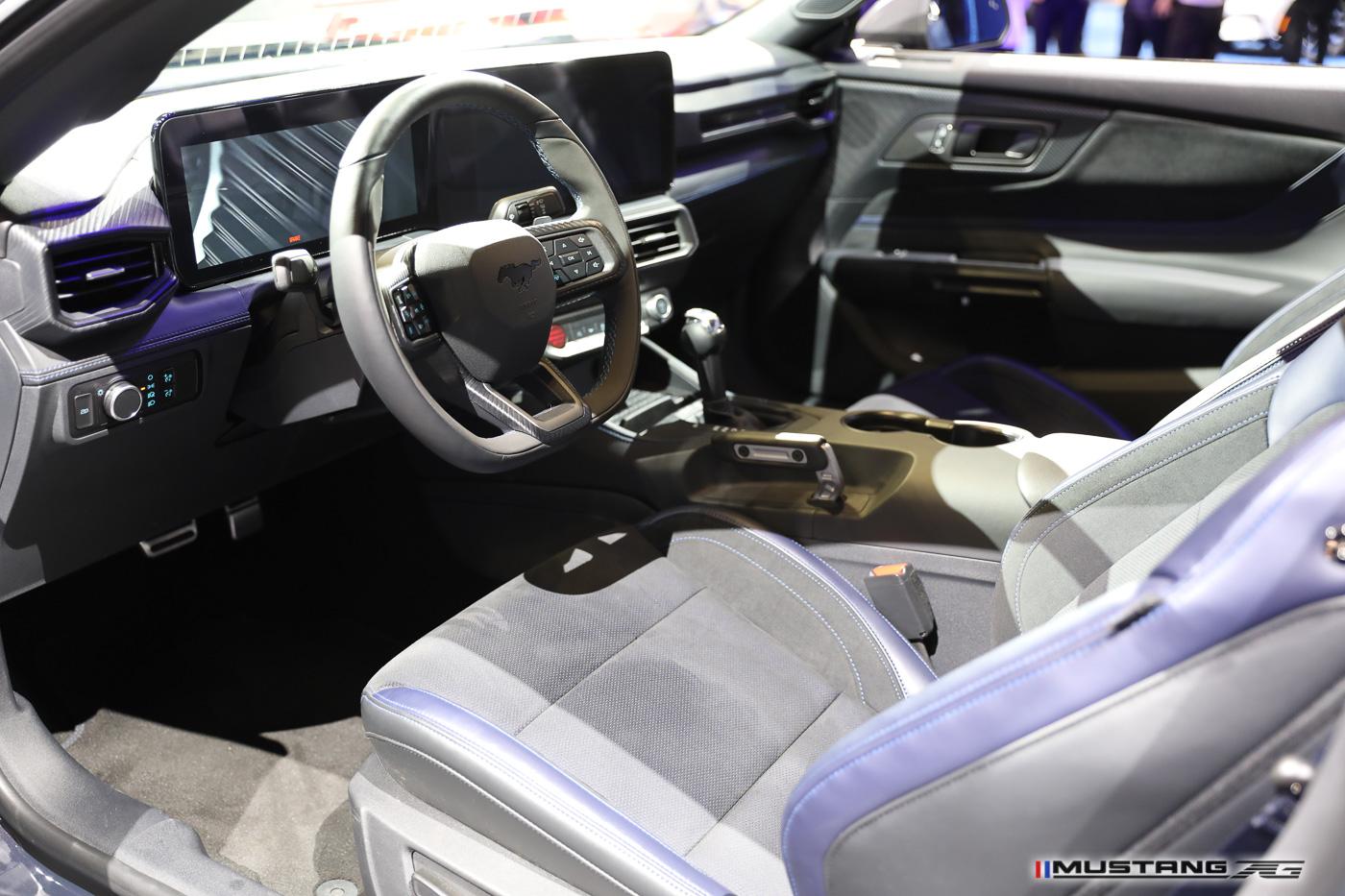 S650 Mustang NYIAS: Dark Horse Mustang (Blue Ember) & Engine Bay FIRST Look + 2024 Mustang GT Convertible 2024-mustang-nyias-2023-40