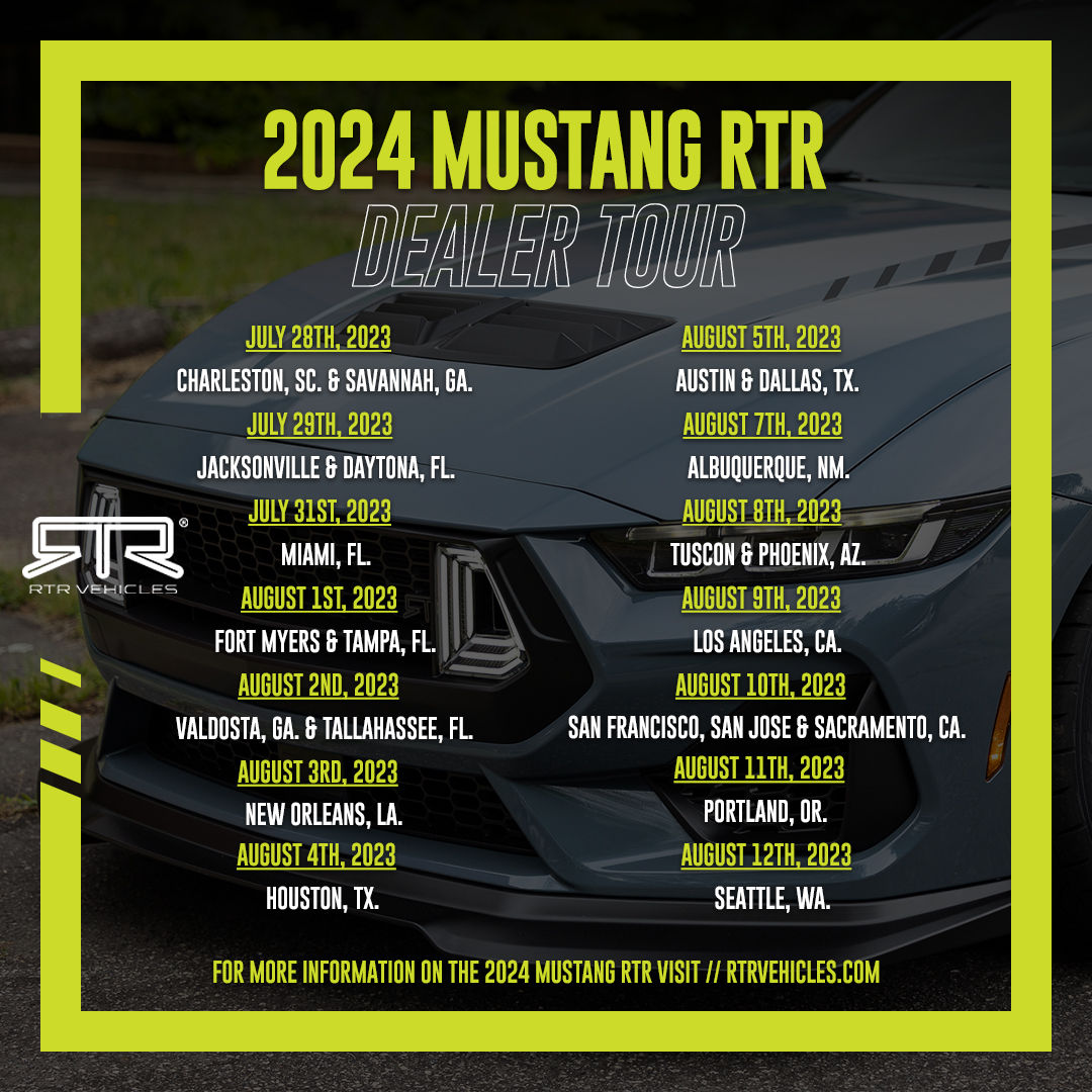 S650 Mustang 2024 Mustang RTR Spec 2 // Dealer Tour 2024-Mustang-RTR-Dealer-Tour