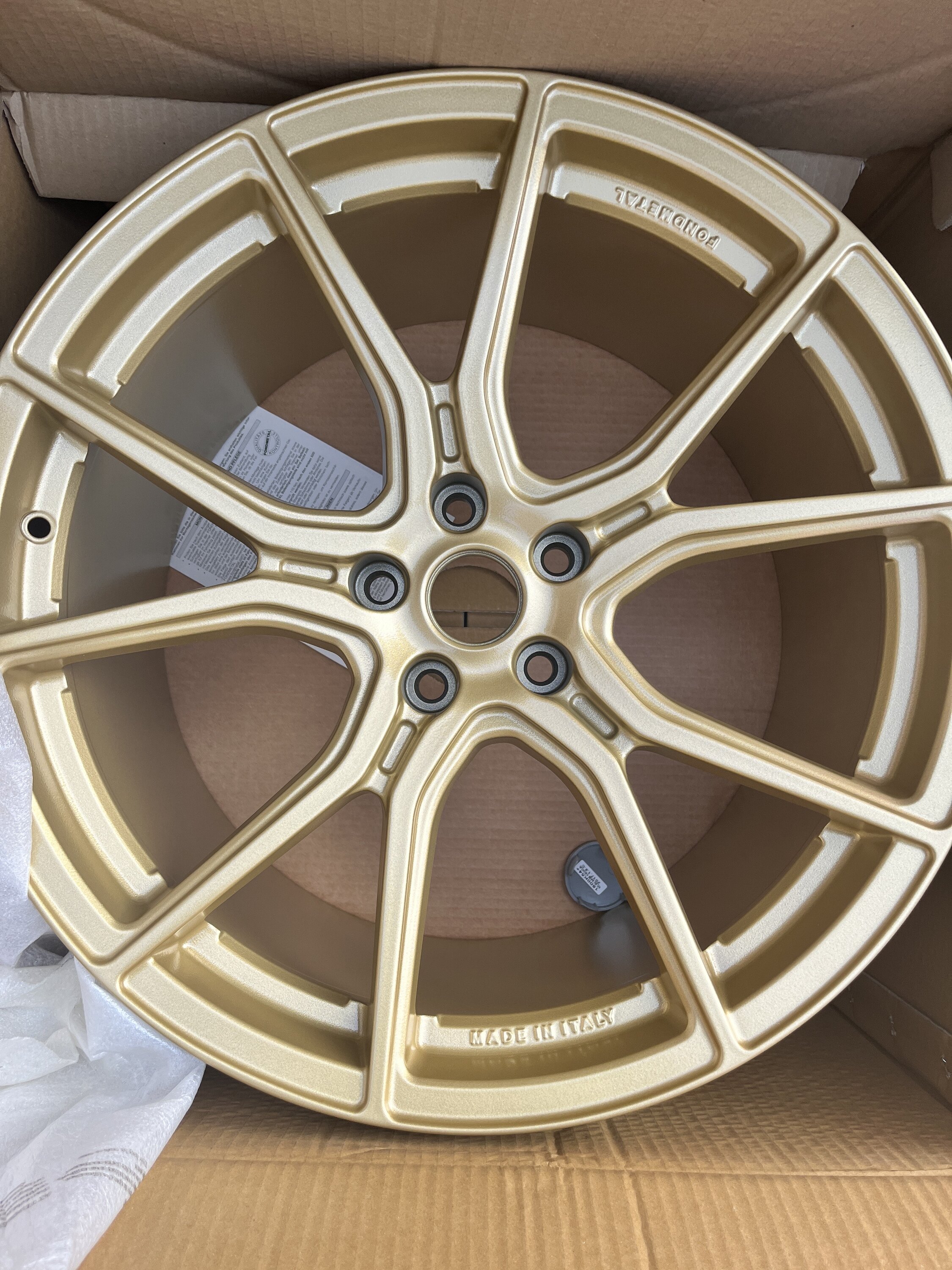 S650 Mustang New custom wheels (Fondmetal) for our 24" GT 2024 Mustang wheel.JPG