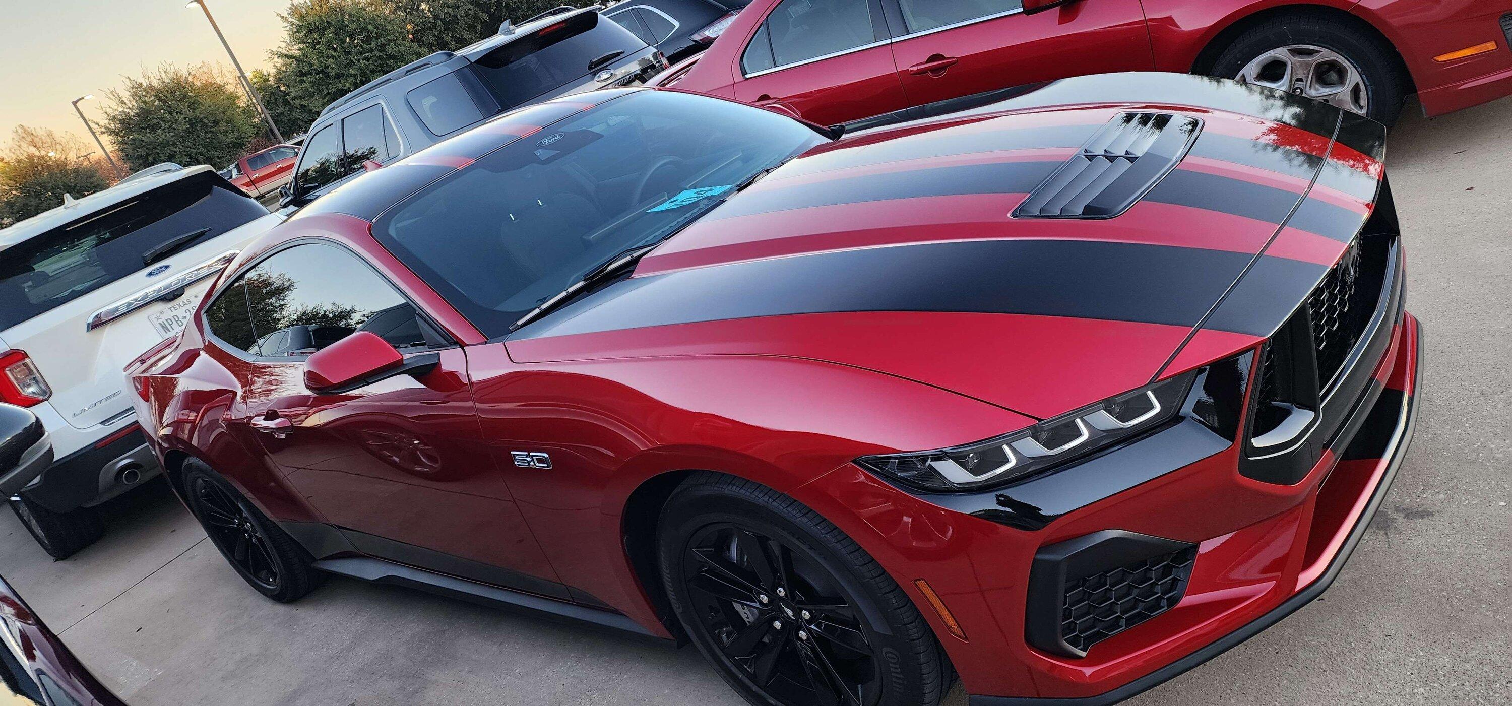 S650 Mustang Sharing My Custom Wrap! 20240110_173028