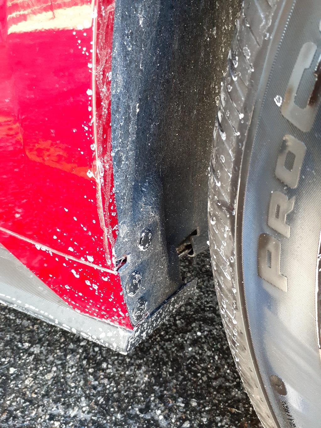 S650 Mustang Front inner wheel well issues 20240115_104013