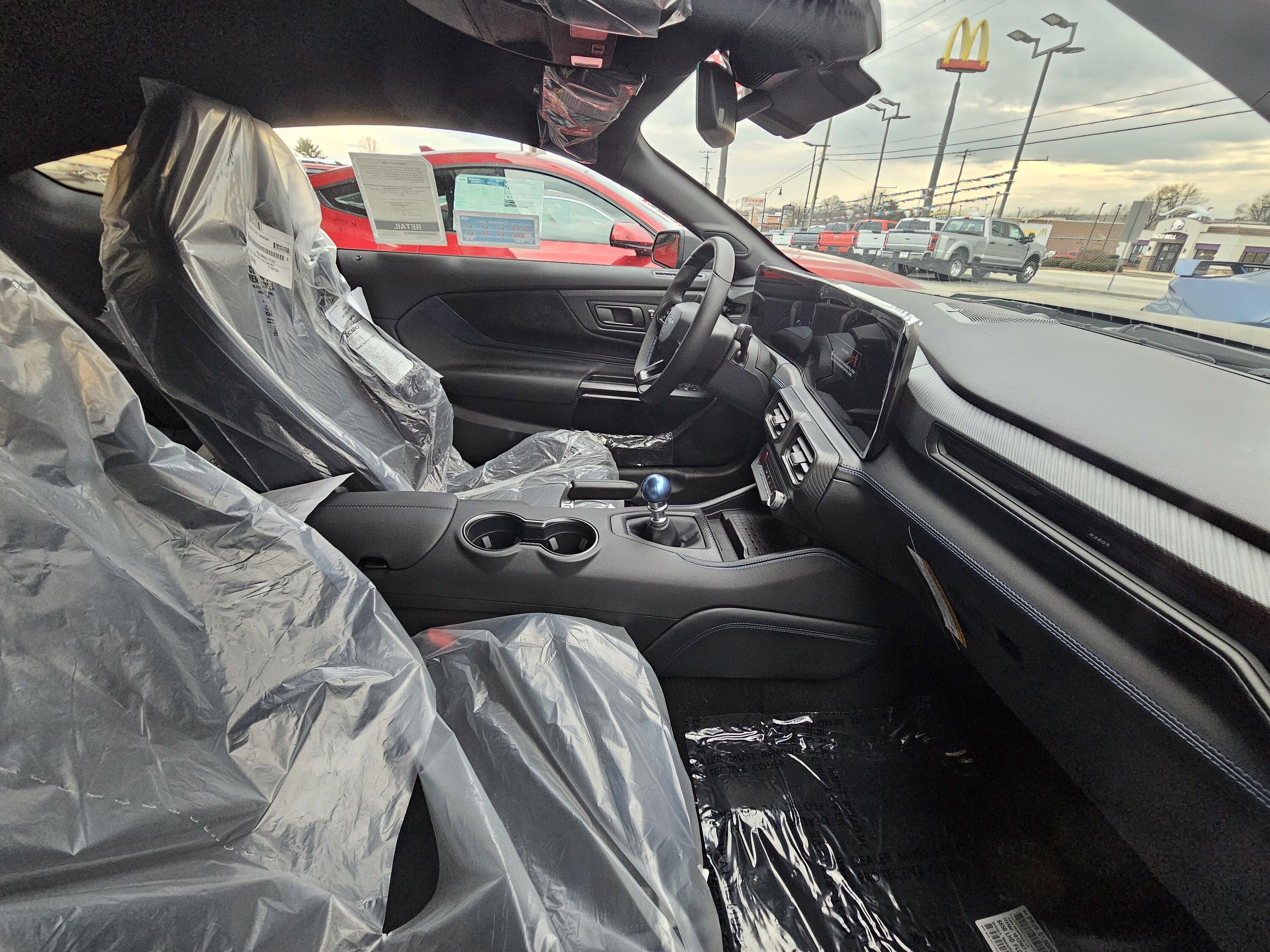 S650 Mustang Darkhorse with the Tremec at my local dealership 20240208_172628