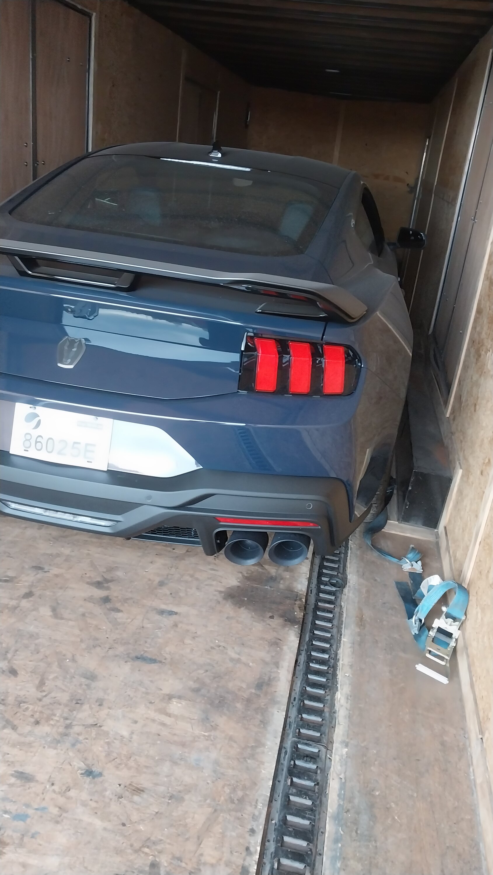 S650 Mustang New 2024 Dark Horse Premium and was told it was repainted 20240213_163508