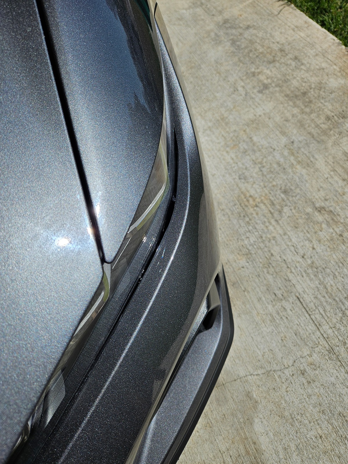 S650 Mustang Front Bumper Fascia Gap 20240224_140328