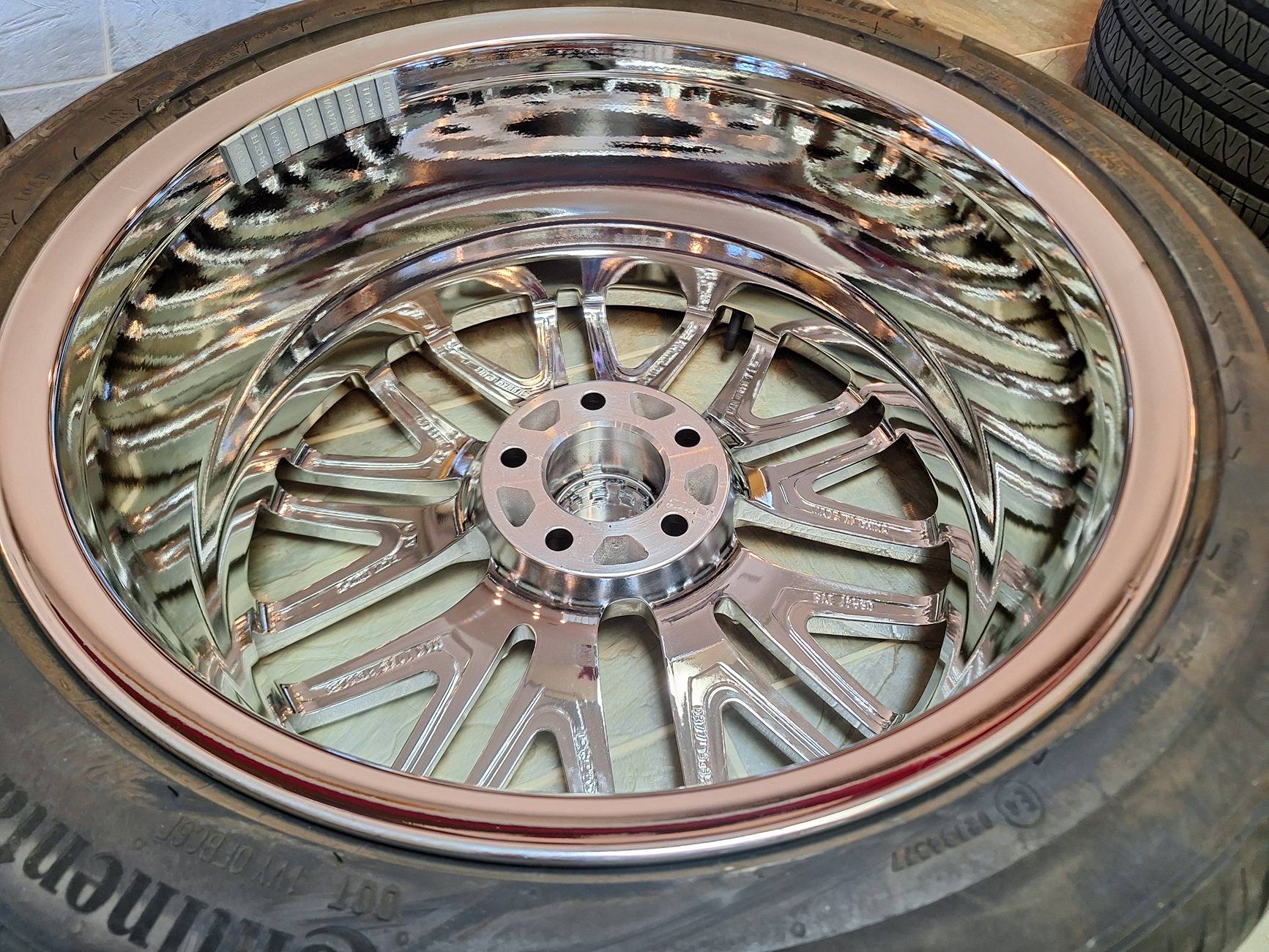 S650 Mustang SOLD   19 inch Chrome wheels & Tires $1000 20240227_134615