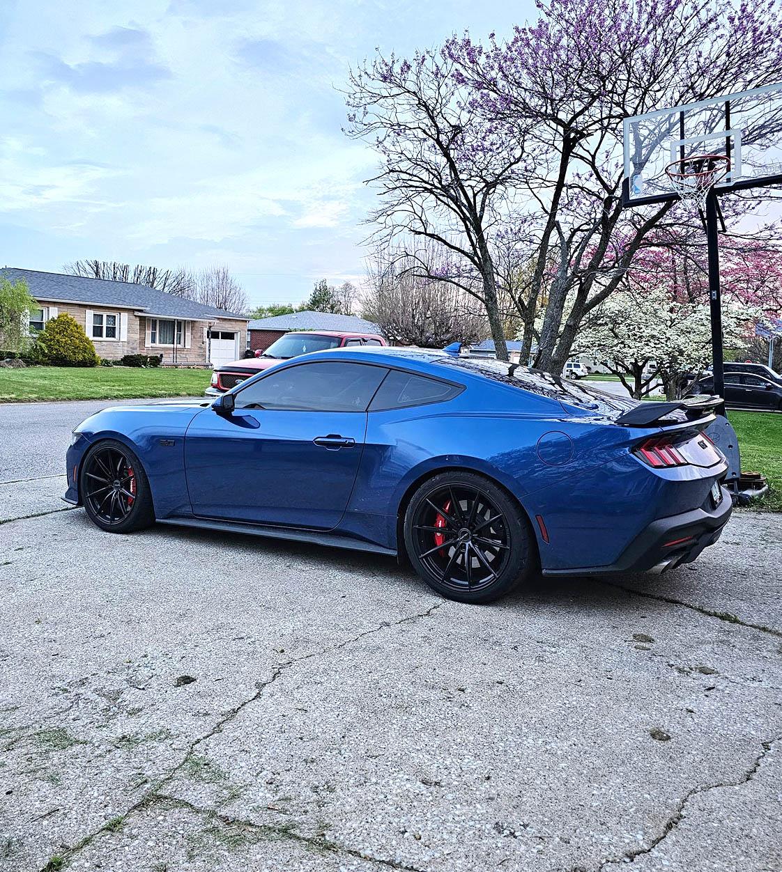 S650 Mustang Making it Mine update: 2024 Mustang GT Atlas Blue build 20240416_070711