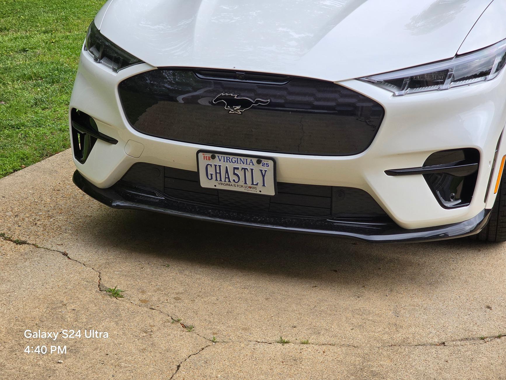 S650 Mustang Personal Plates are finally on 20240427_164057