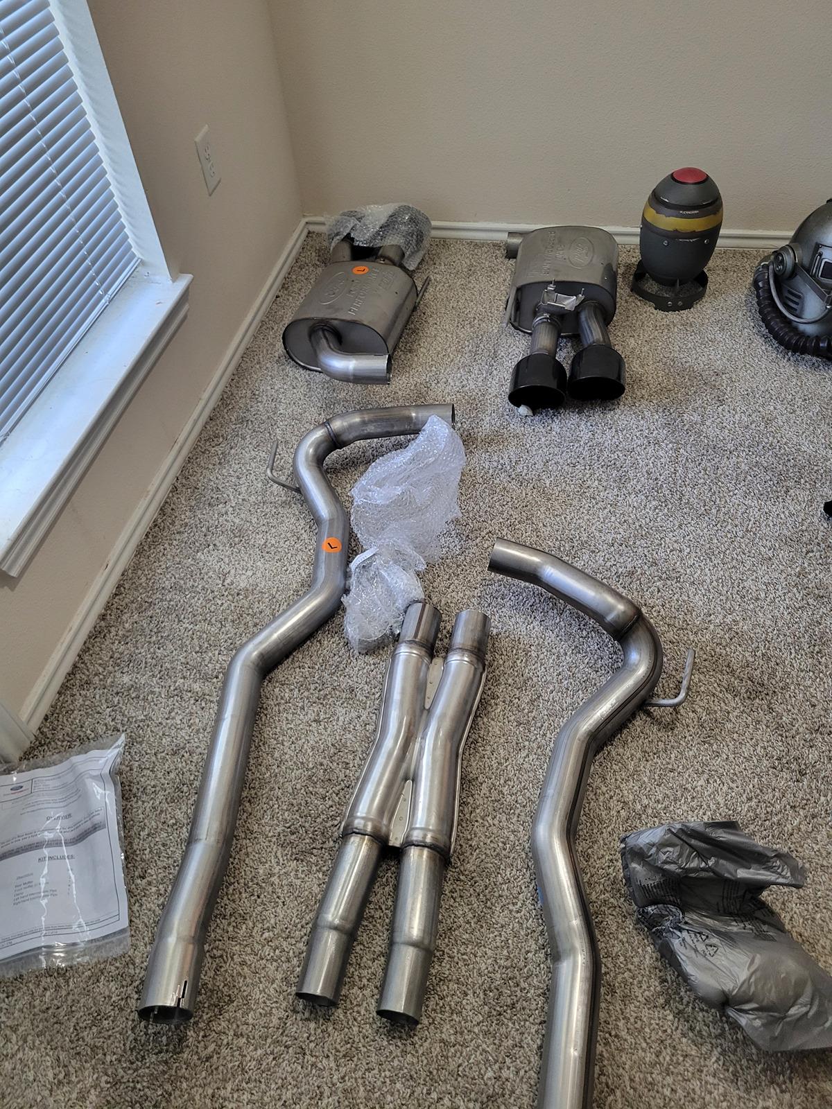 S650 Mustang Tons of new 2024 Mustang exhaust kits released by Ford Performance and Borla 20240605_173407