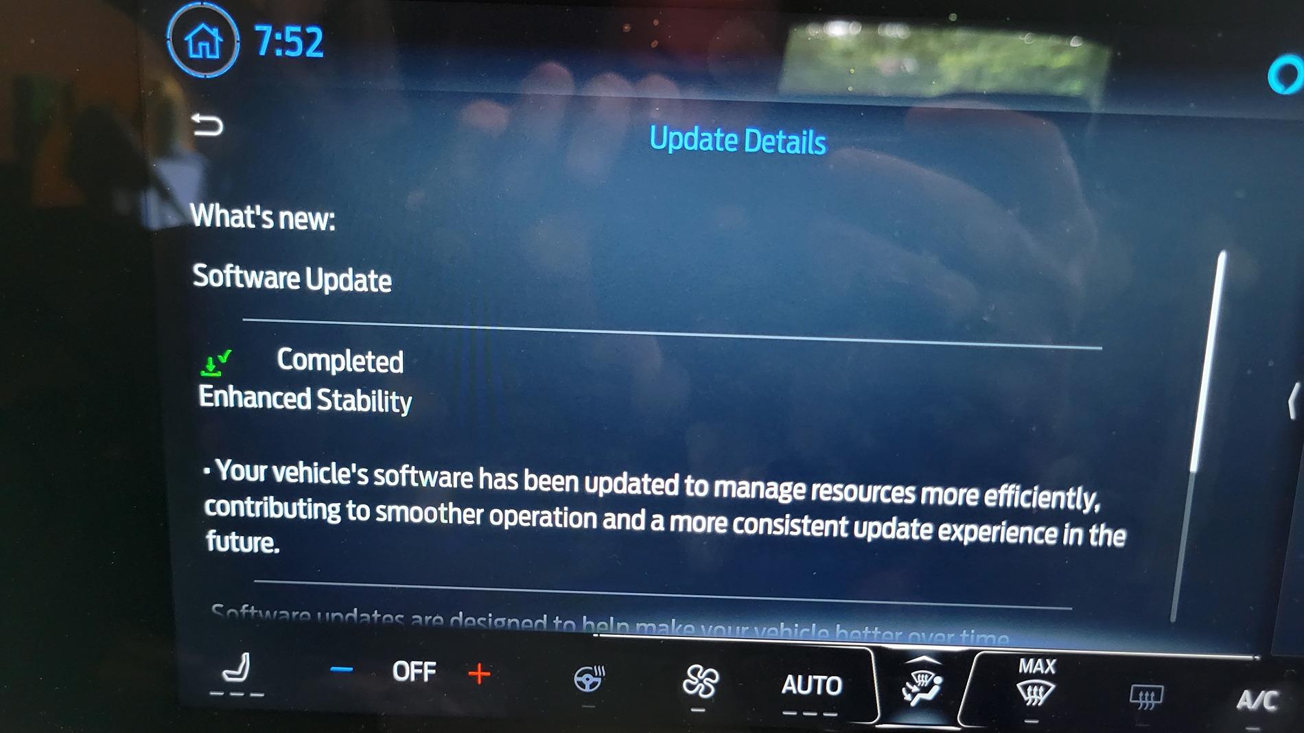 S650 Mustang Another Software update is here. 6.4.0 20240709_195317