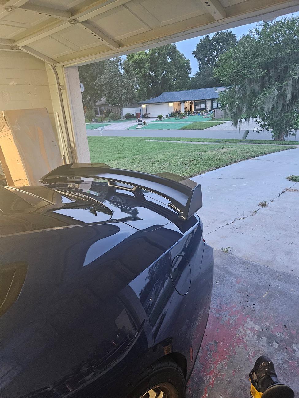 S650 Mustang Found an Ebay dark horse spoiler  "clone" 20240709_202428