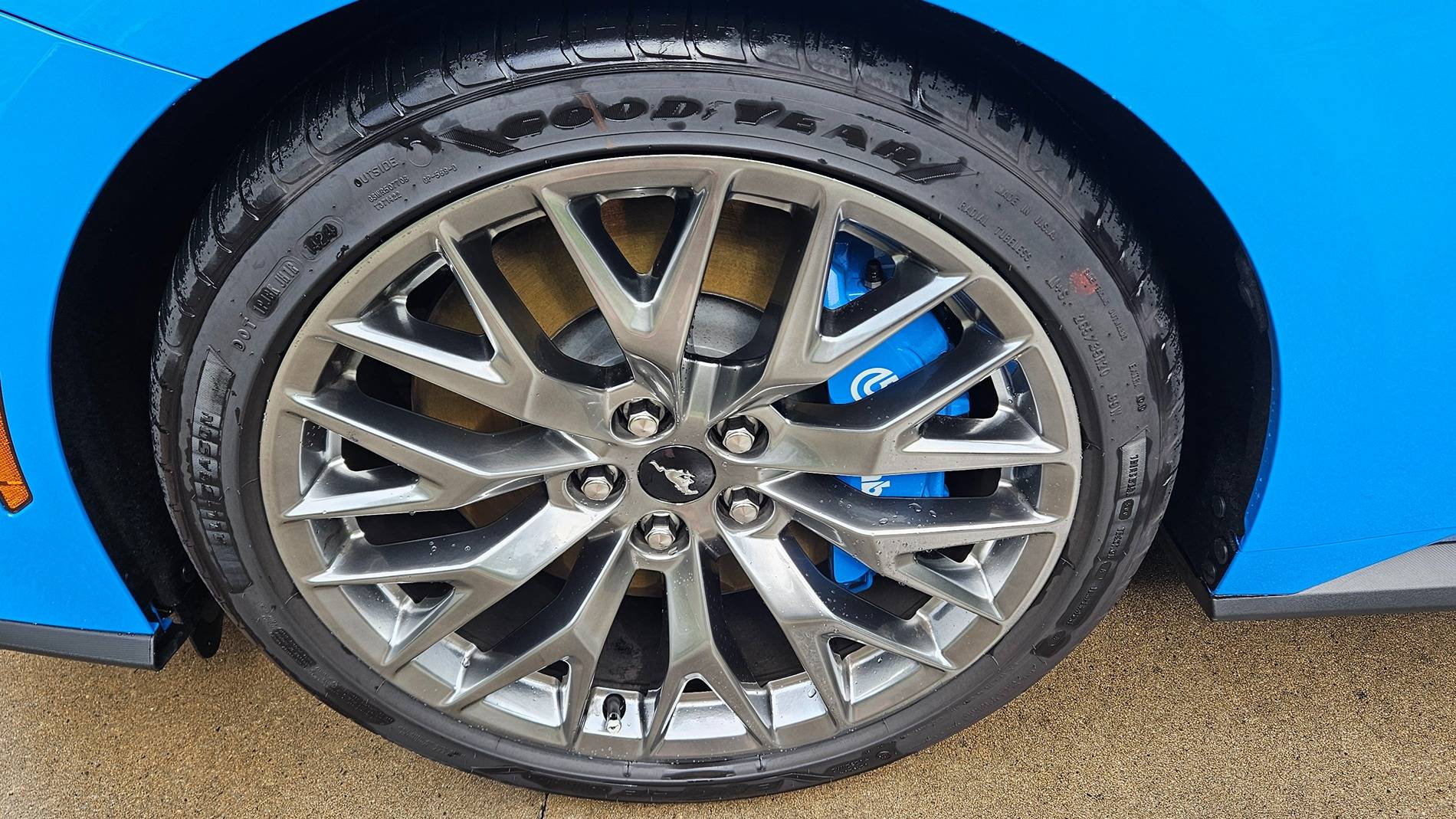 S650 Mustang Paint Calipers Grabber Blue 20240811_100736